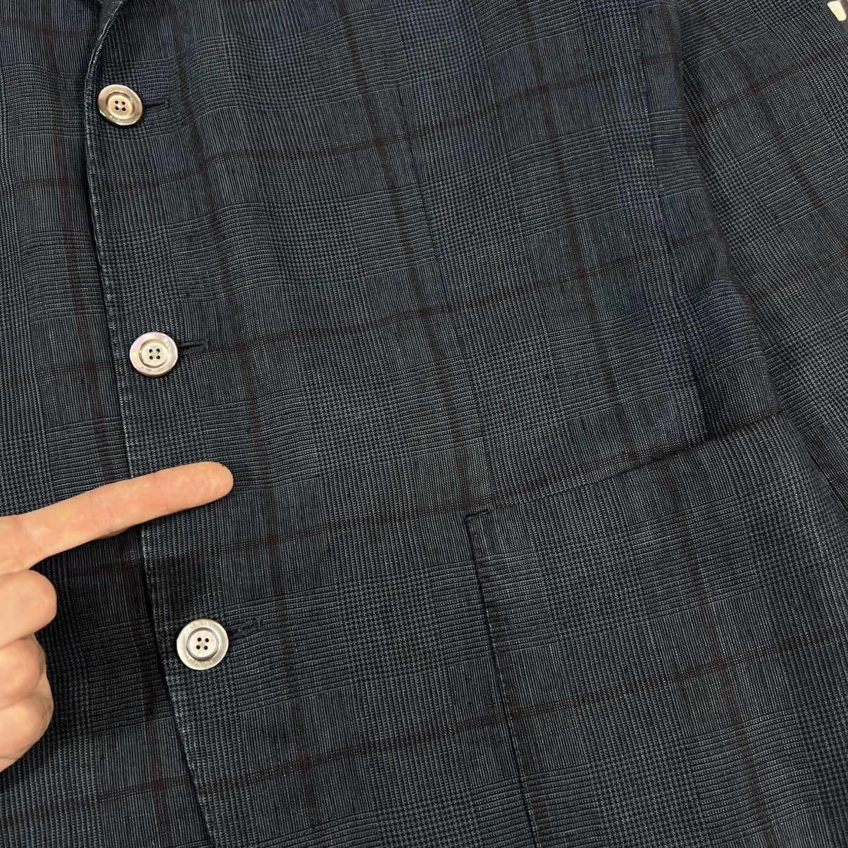 Boglioli BOGLIOLI K Jacket Linen Checked Blazer Luxury Casual Style Size 40R - 12 Thumbnail