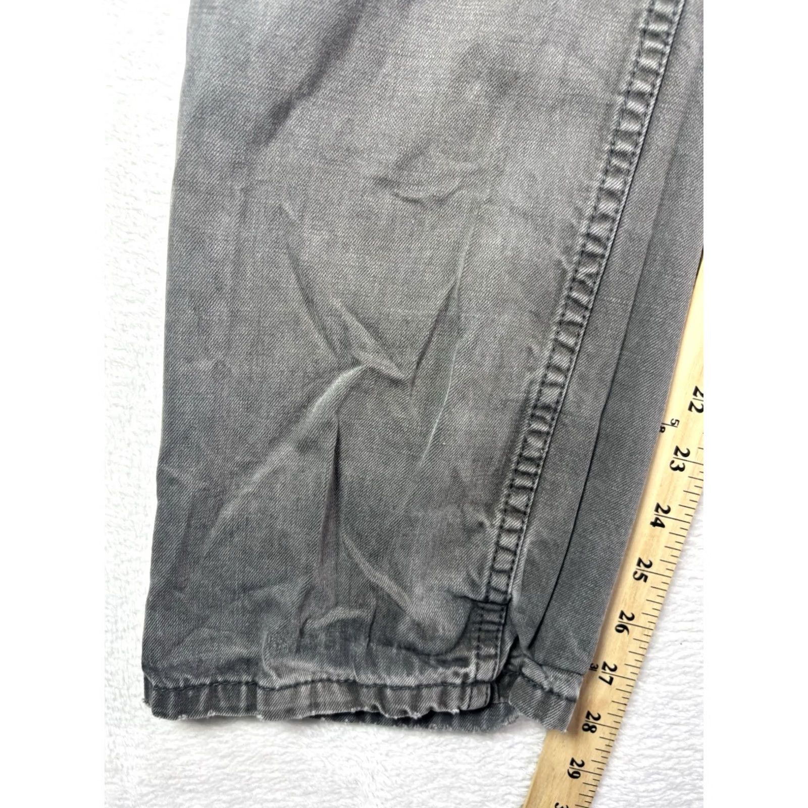 Levi's Levi's 505 Jeans Black Denim Straight Leg 32x30 Regular Men’s Denim 5-Pocket Zipper Fly Vintage? No Size US 32 / EU 48 - 4 Thumbnail