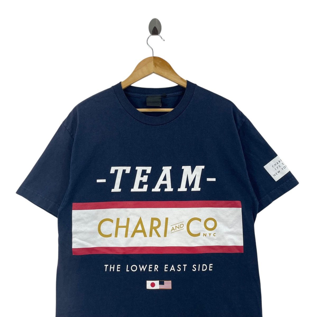 Beams Japan Beams X Chari&Co Nyc Team Tee Shirt Size US L / EU 52-54 / 3 - 3 Thumbnail