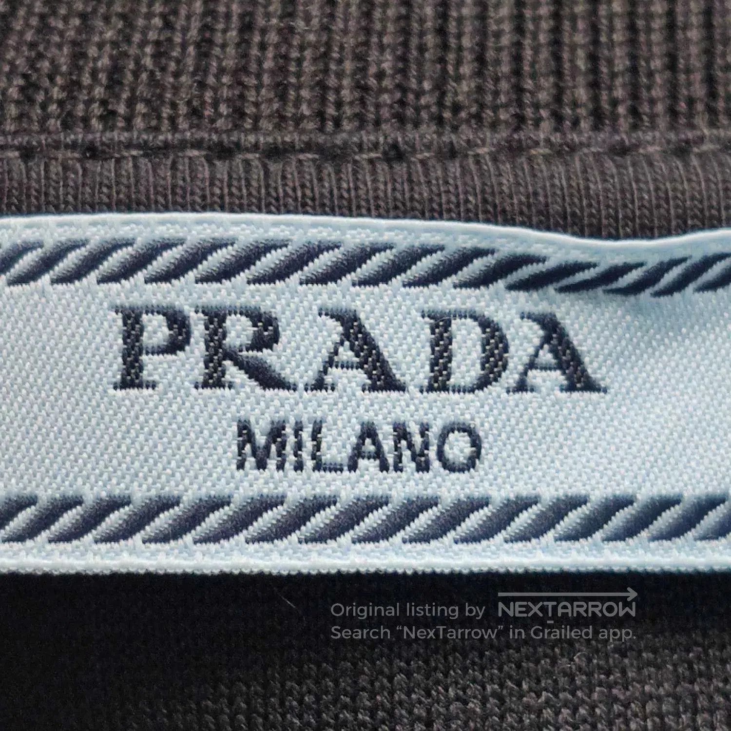 Prada Prada Solid Logo Crewneck Sweatshirt S. Size US S / EU 44-46 / 1 - 4 Thumbnail