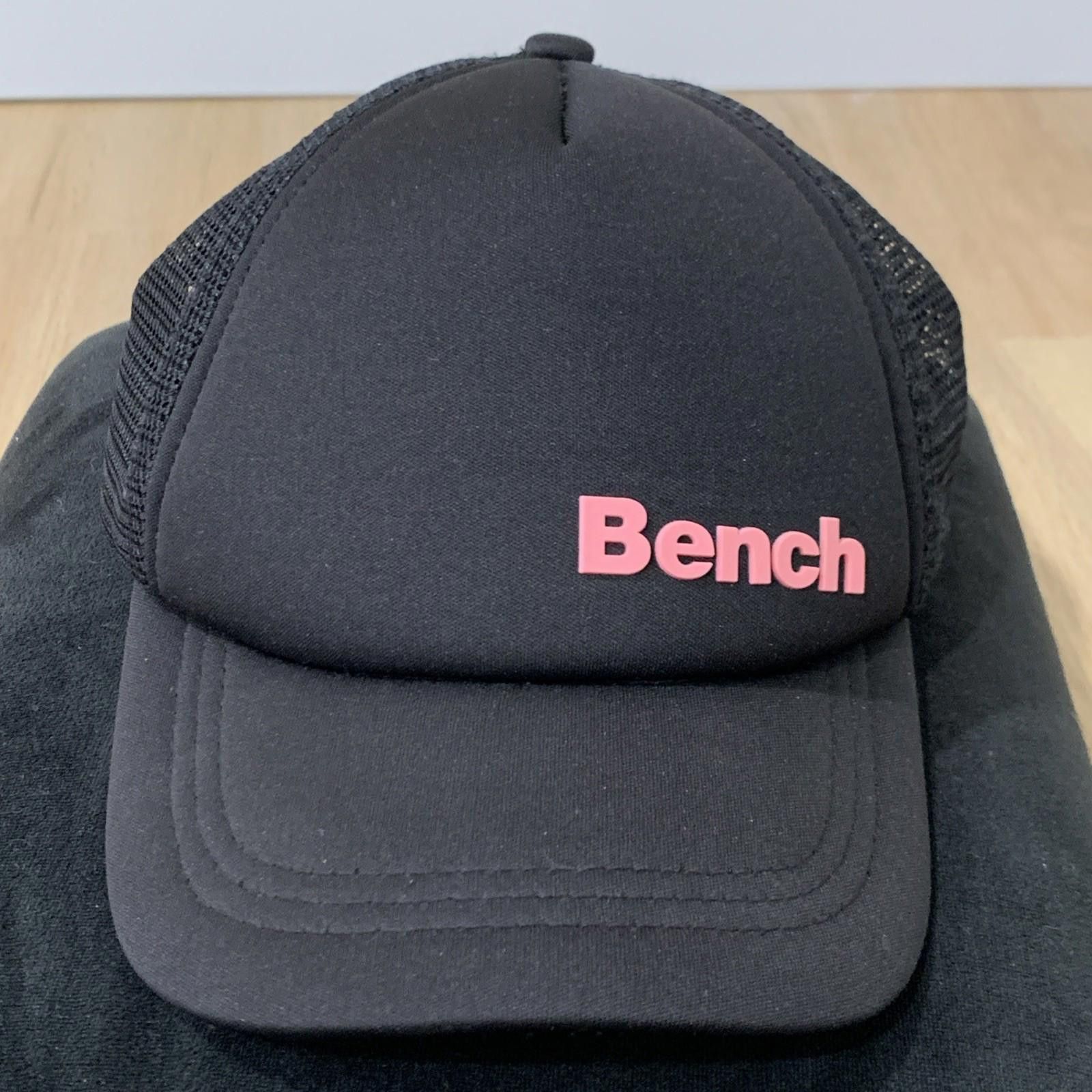 Pink Bench Women’s Trucker Cap Black Pink Logo Adjustable NWOT Size ONE SIZE - 1 Thumbnail