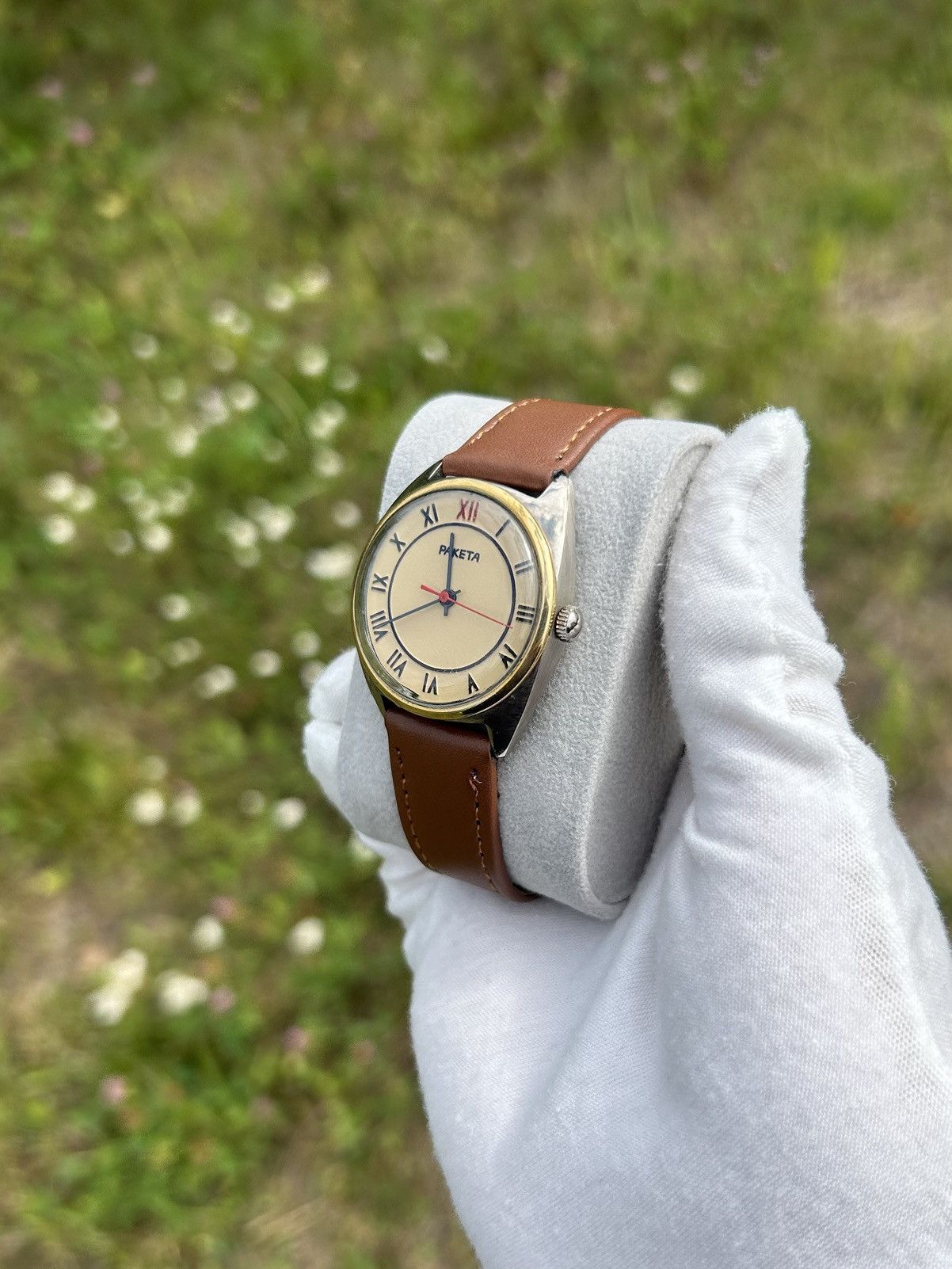 Vintage Vintage Watch Raketa Soviet USSR Mechanical Authentic 1980s Size ONE SIZE - 12 Thumbnail