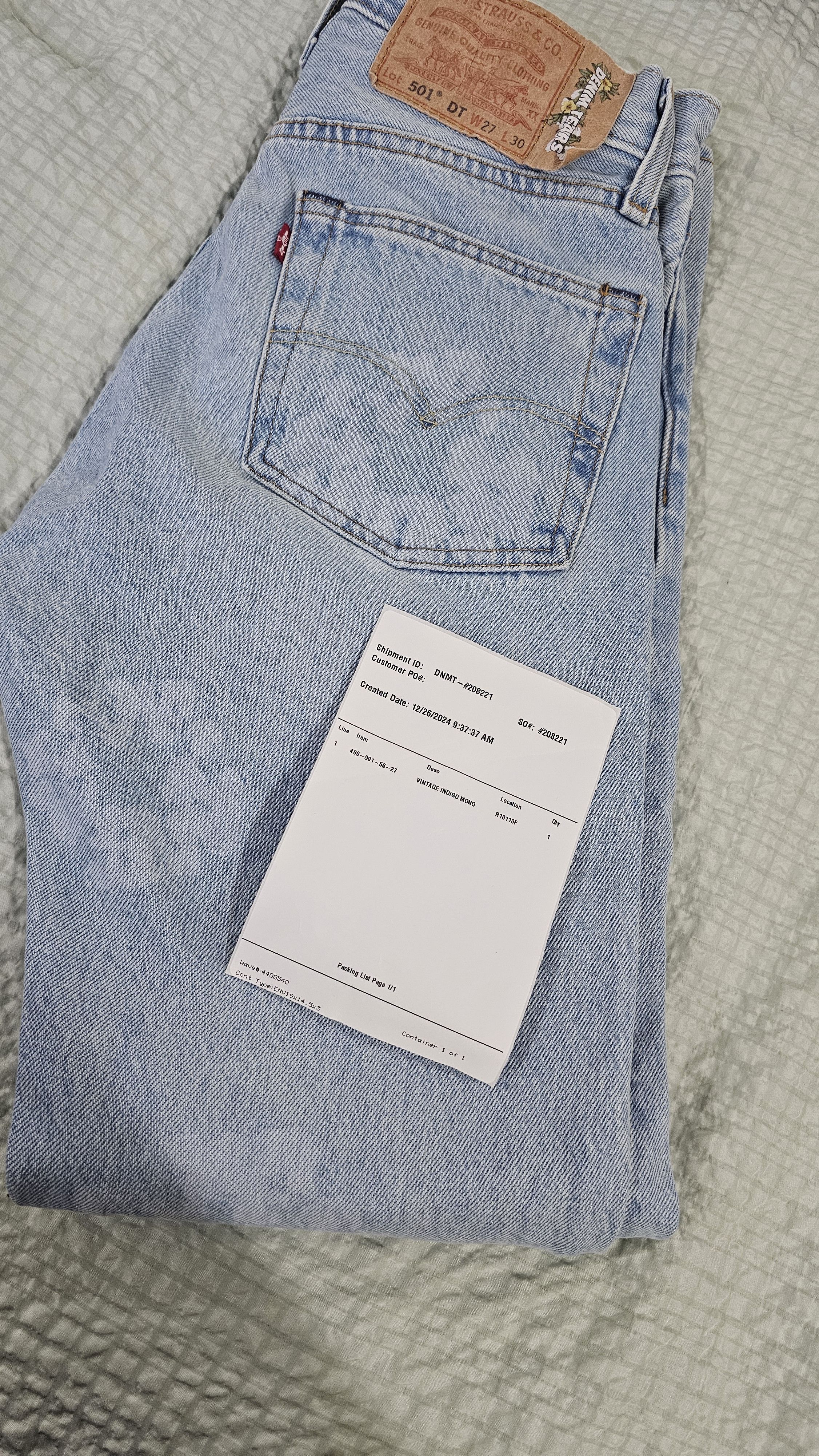 DENIM TEARS Denim Tears Vintage Indigo Mono Wreath Jeans | Grailed 