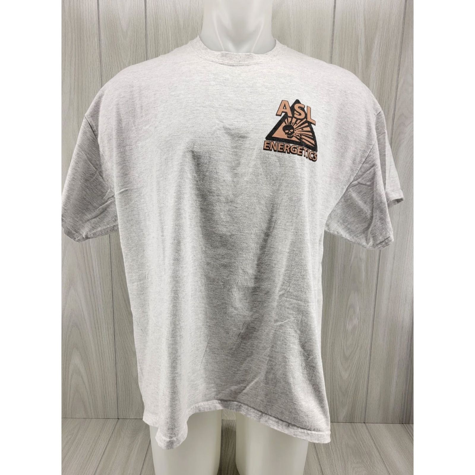 Gildan ALS Energetics Mens Shirt 2XL Gray T-Shirt Short Sleeve, Regular Fit, Gildan, Preowned Boys? Girls? Size US XXL / EU 58 / 5 - 4 Thumbnail