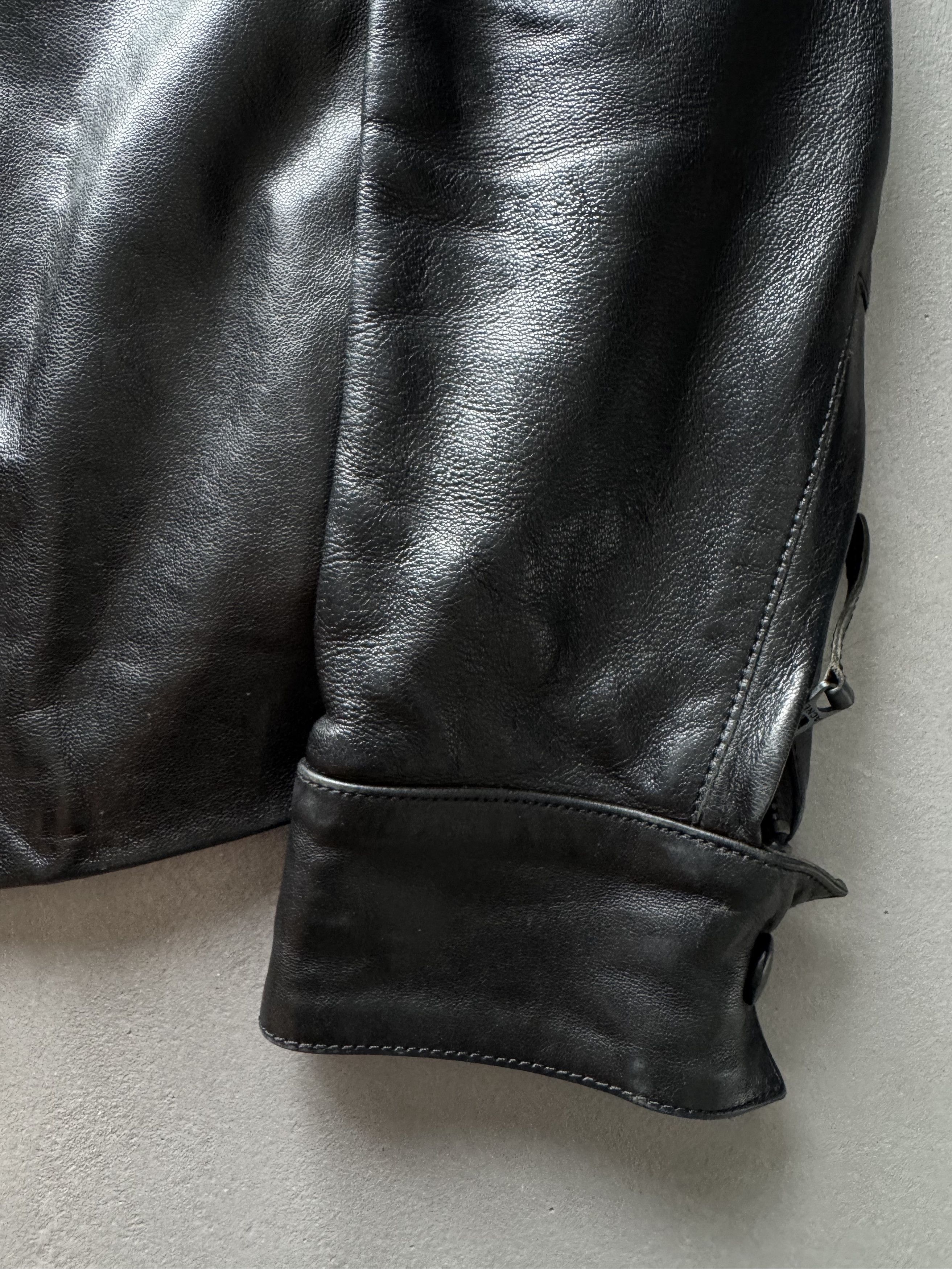 Acne Studios Acne Studios Oscar Black Leather Jacket Size US M / EU 48-50 / 2 - 4 Thumbnail