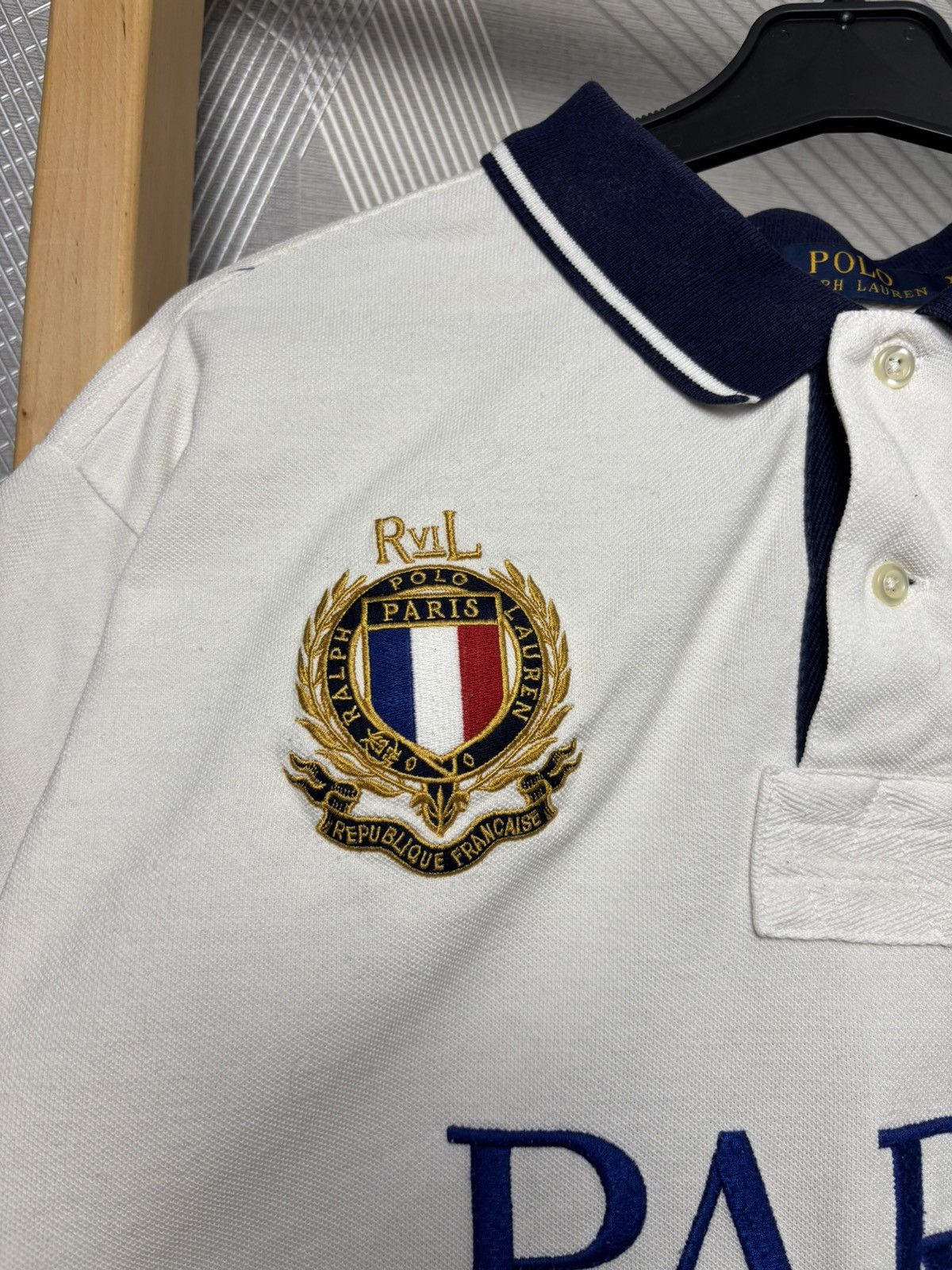 Polo Ralph Lauren Polo Ralph Lauren Paris big logo polo shirt Size US XXL / EU 58 / 5 - 5 Thumbnail
