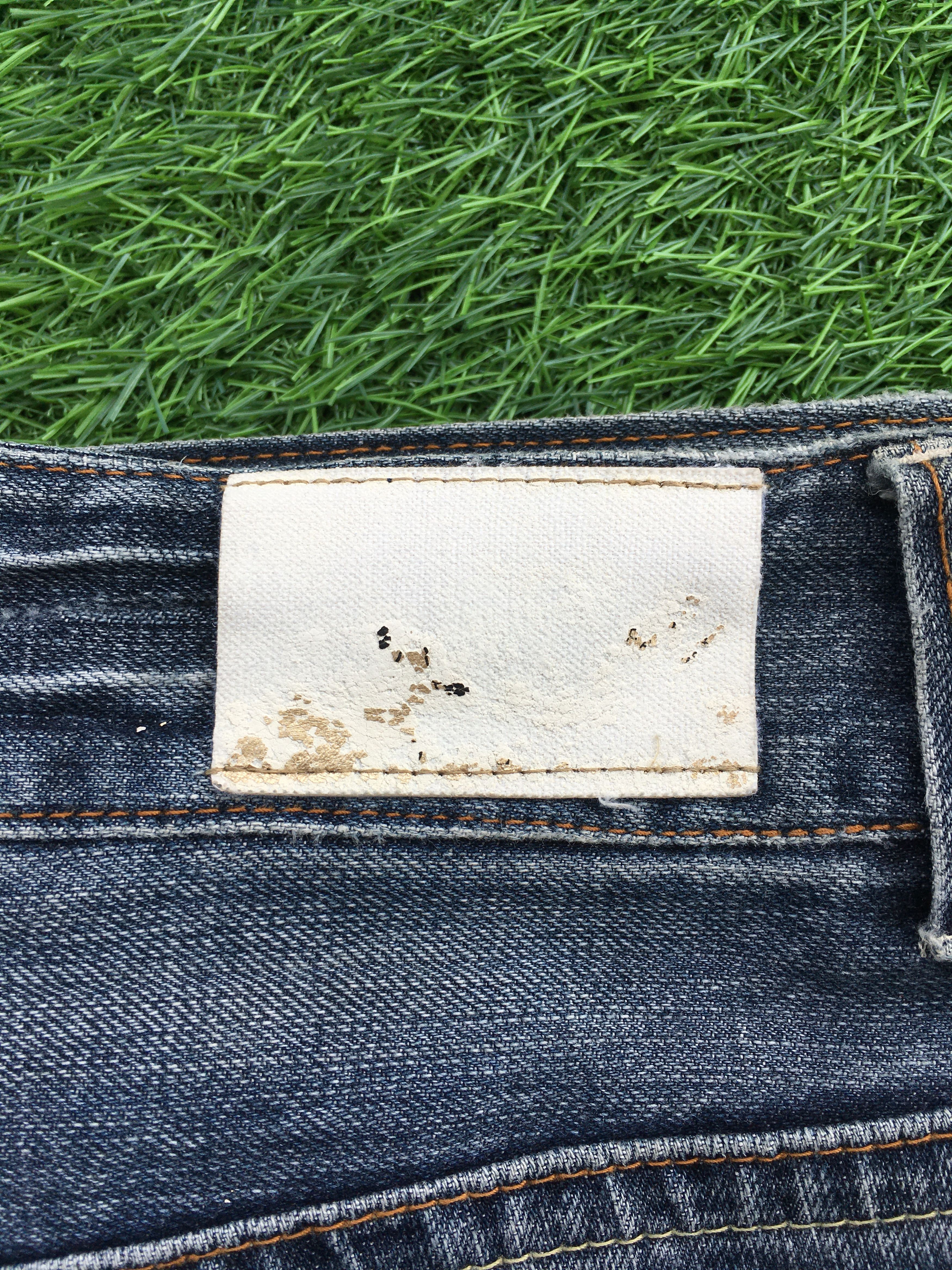 Japanese Brand Distressed Japanese Skull Baggy Wide Leg Denim Jeans D-1190 Size US 28 / EU 44 - 11 Thumbnail