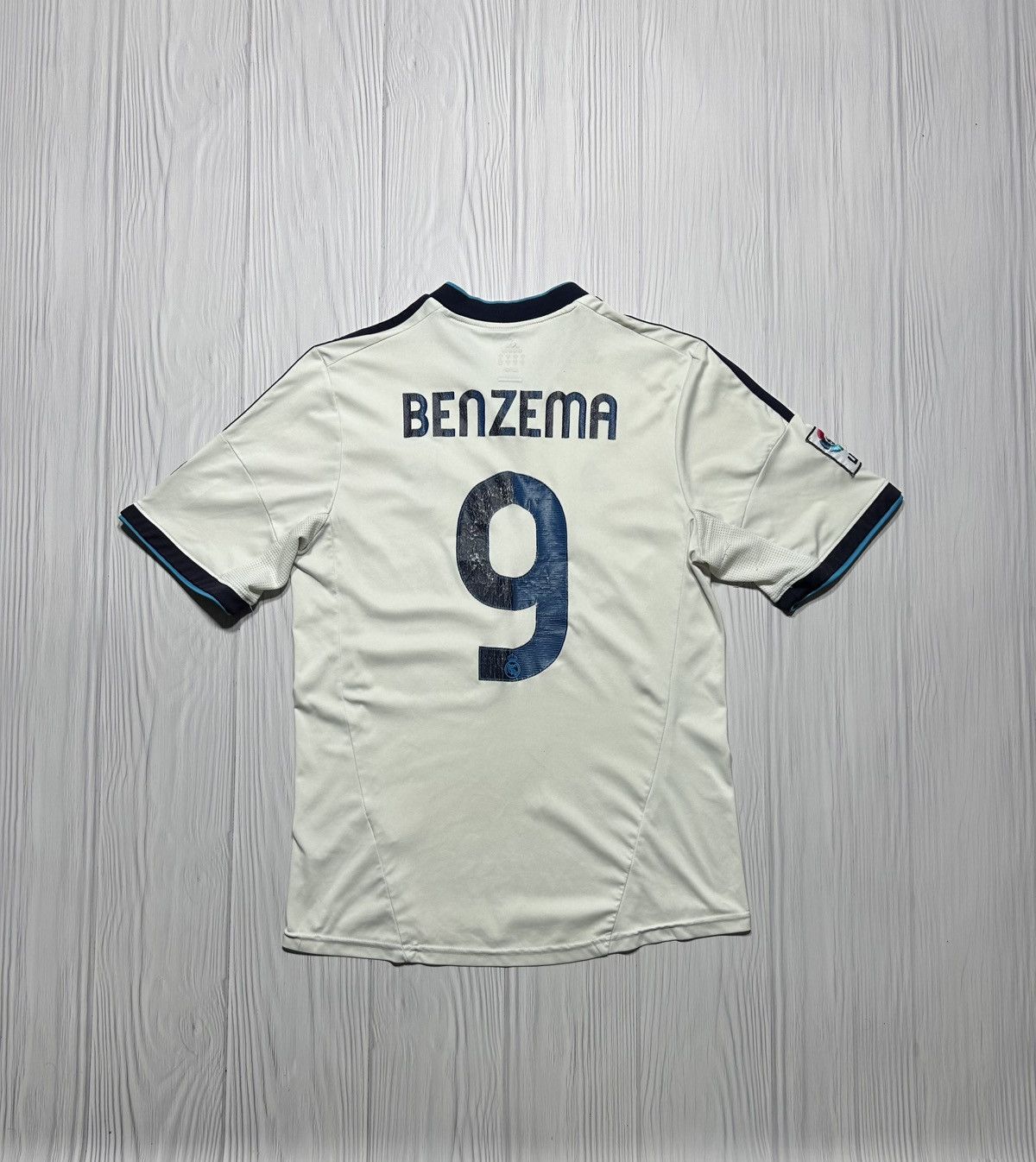 Adidas Real Madrid Benzema #9 Adidas Soccer Jersey Size M Size US M / EU 48-50 / 2 - 1 Thumbnail
