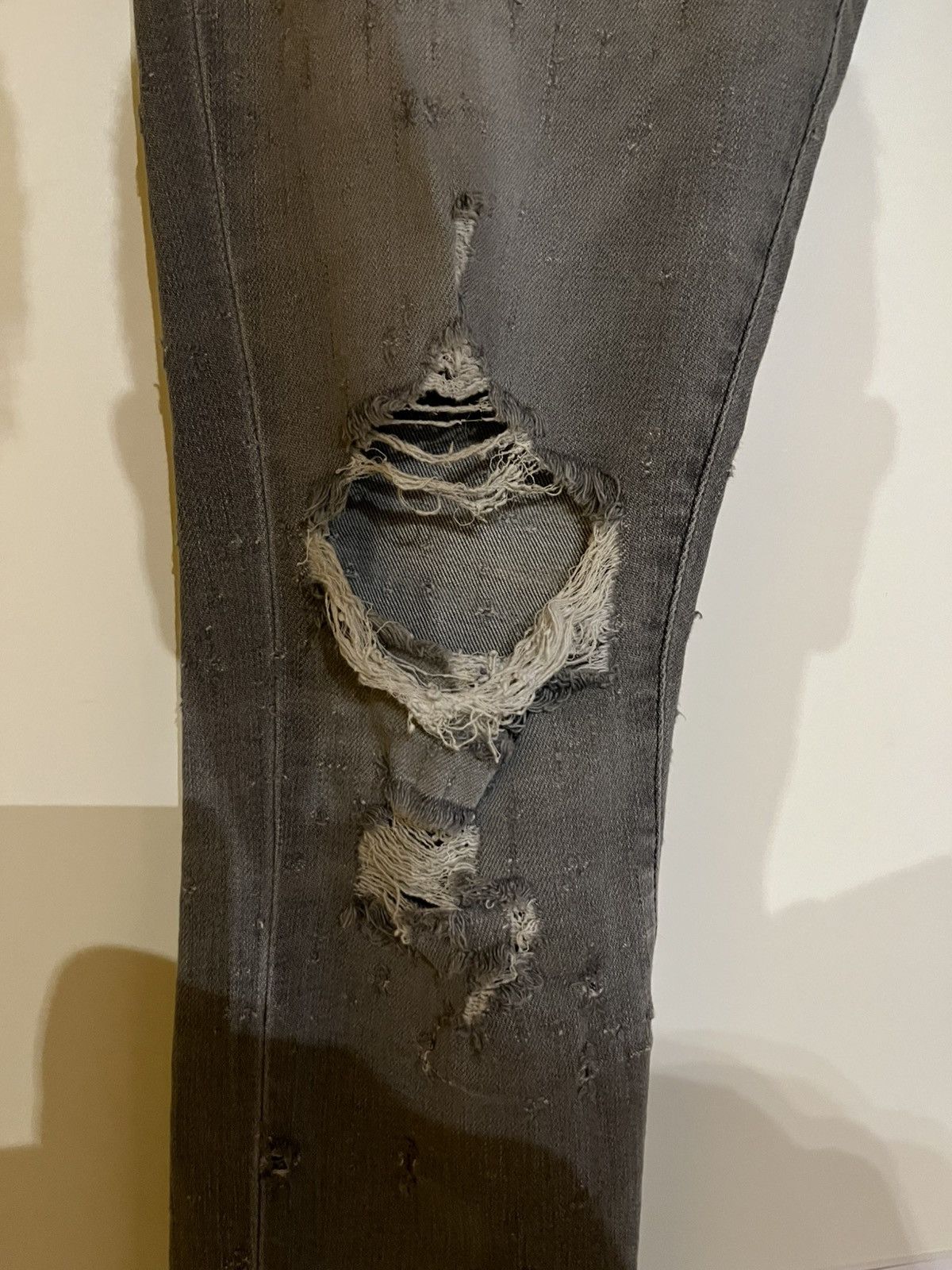 Amiri Amiri Broken Knee Grey OG 2017 Size US 32 / EU 48 - 6 Thumbnail