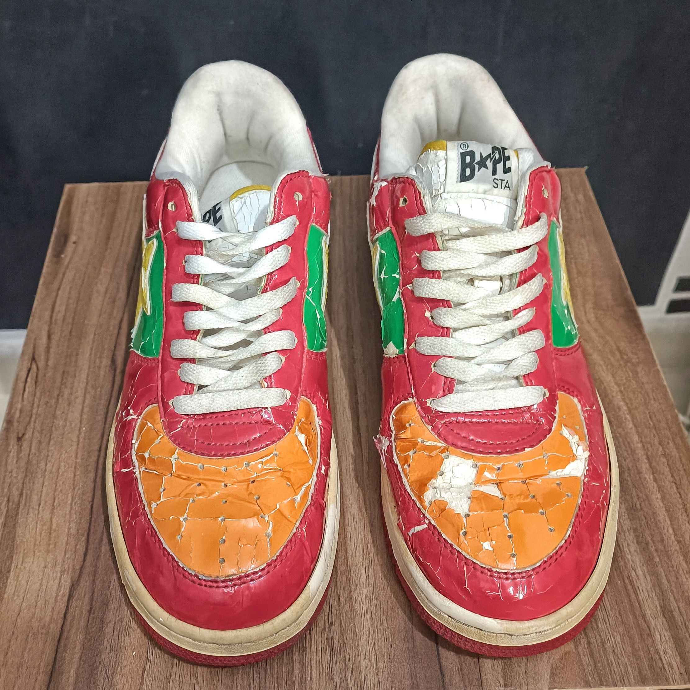 Bape OG Bapesta Multicolor Baby Milo Junk Food Size US 10 / EU 43 - 3 Thumbnail