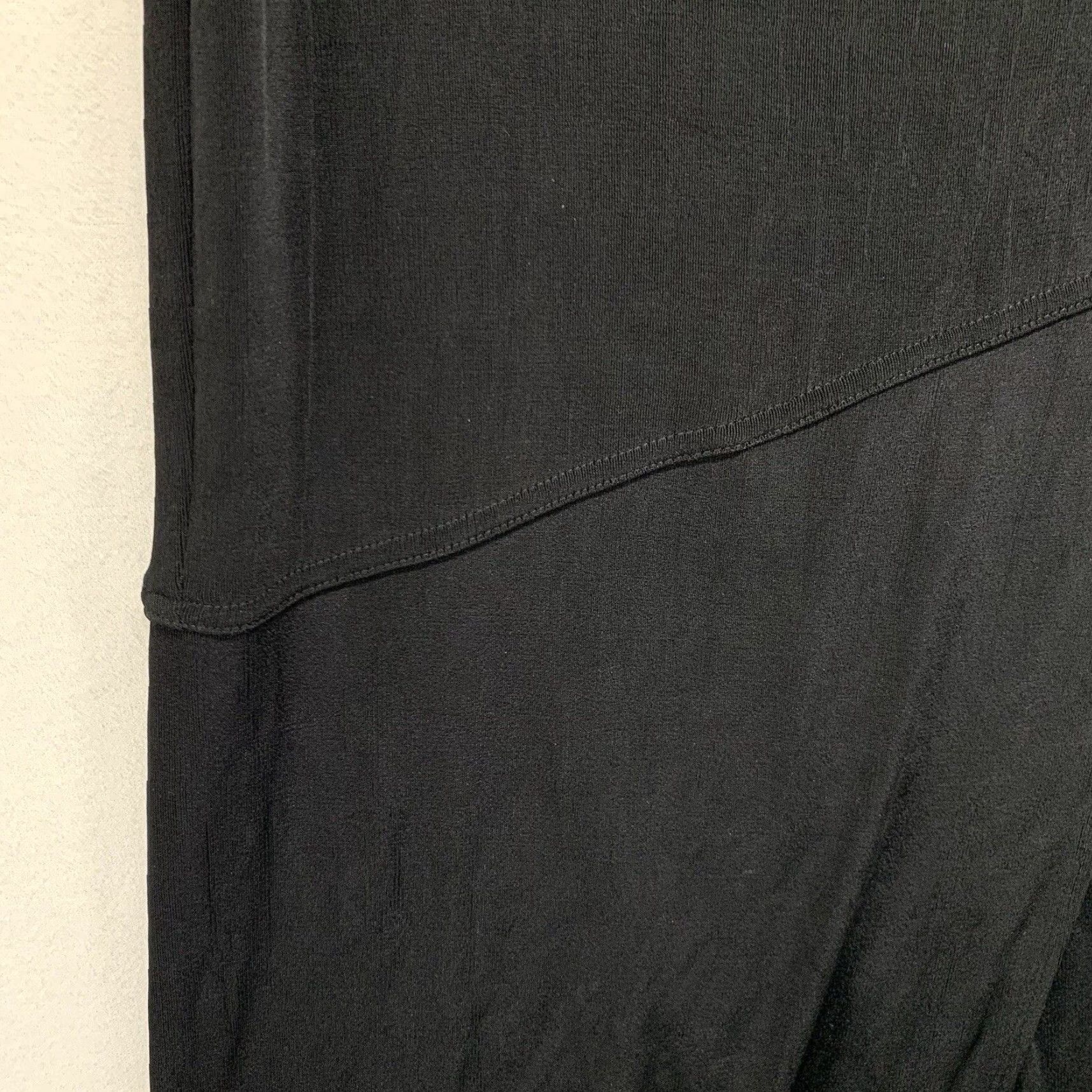 Hope VINTAGE Christian Hope Skirt Womens Petite Small Black Midi Wrap All Seasons 80s 90s Gothic Size 28" / US 6 / IT 42 - 7 Thumbnail