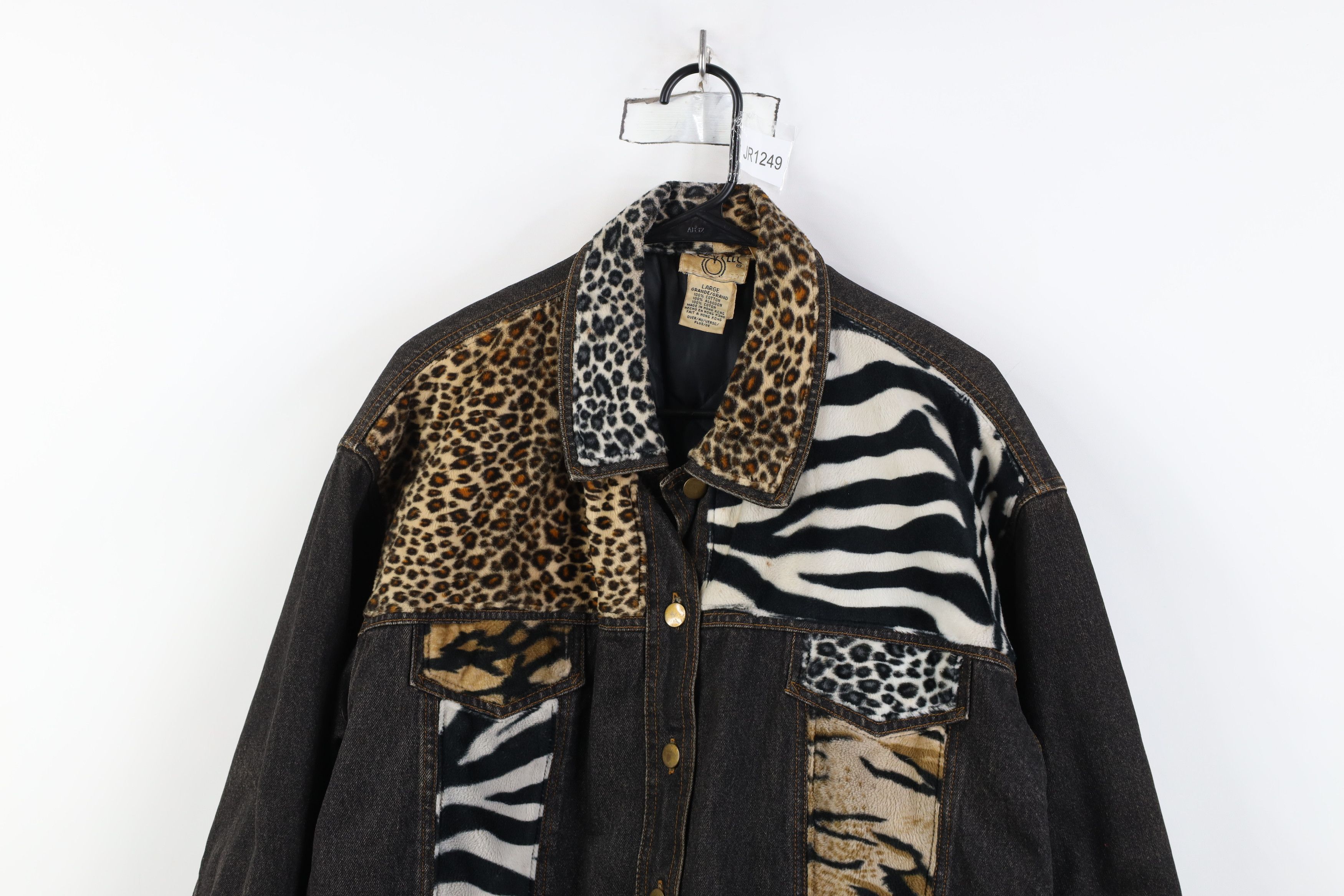 Vintage Vintage 90s Streetwear Quilted Denim Chore Barn Jacket Size L / US 10 / IT 46 - 2 Thumbnail