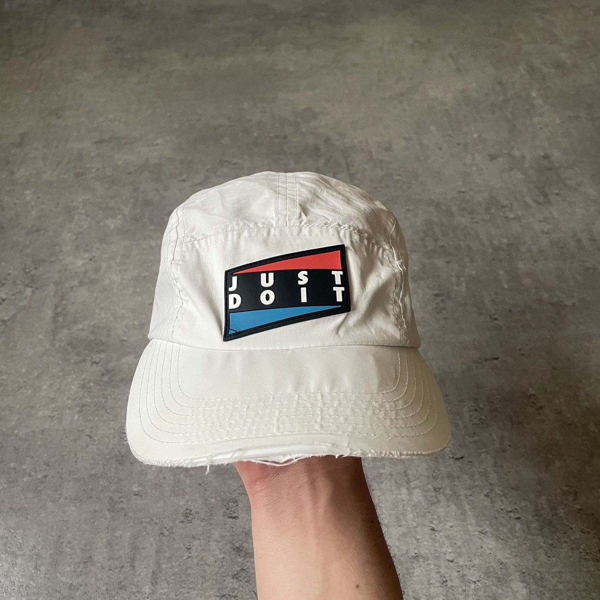 Nike × Vintage Vintage 90s Nike Just Do It 5 Panel Cap Size ONE SIZE - 2 Thumbnail