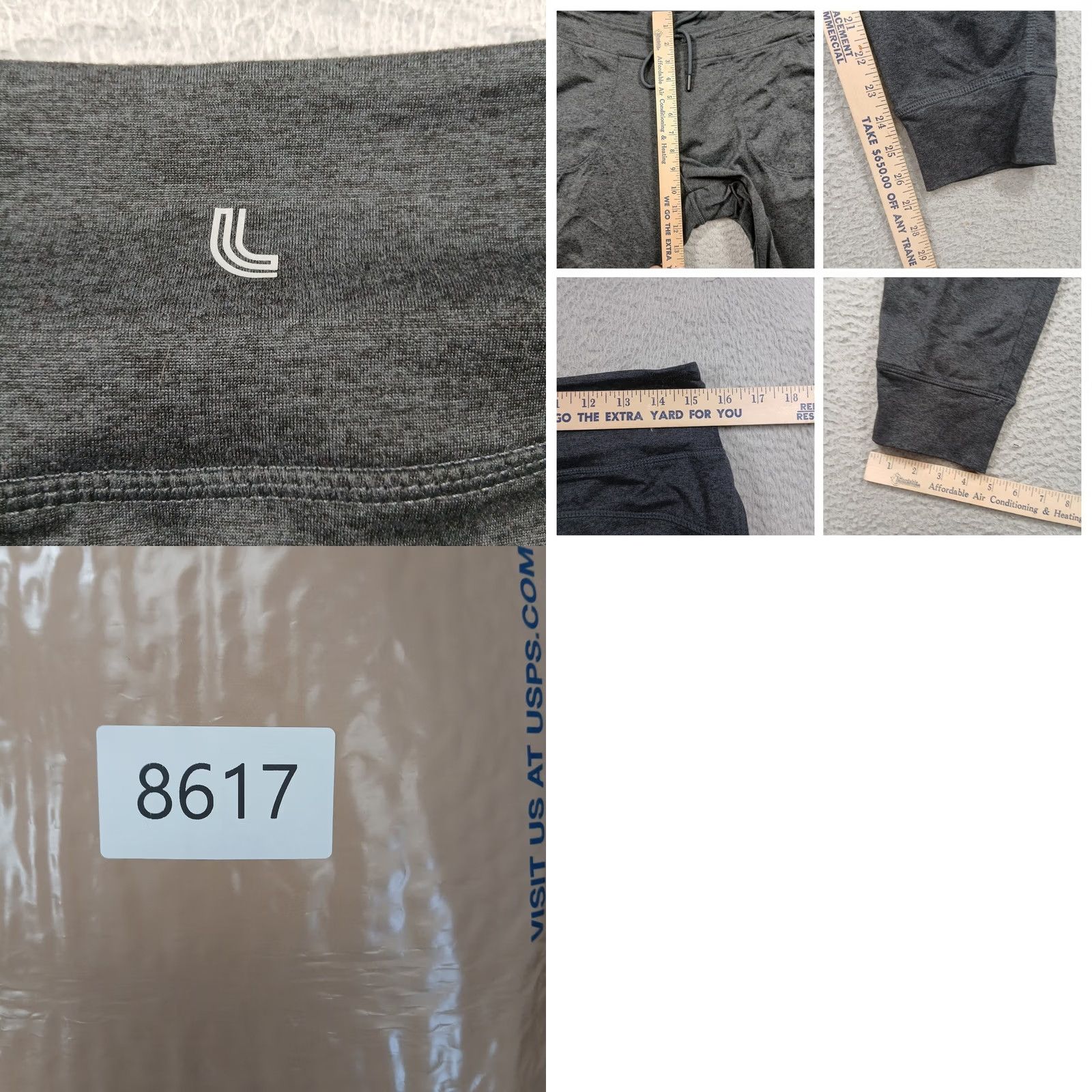 Vintage VINTAGE Lole Eliana Jogger Pants Mens M Charcoal Grey EUC/Gray Knit Elastic Waist Drawstring Pockets Size US 31 - 8 Thumbnail