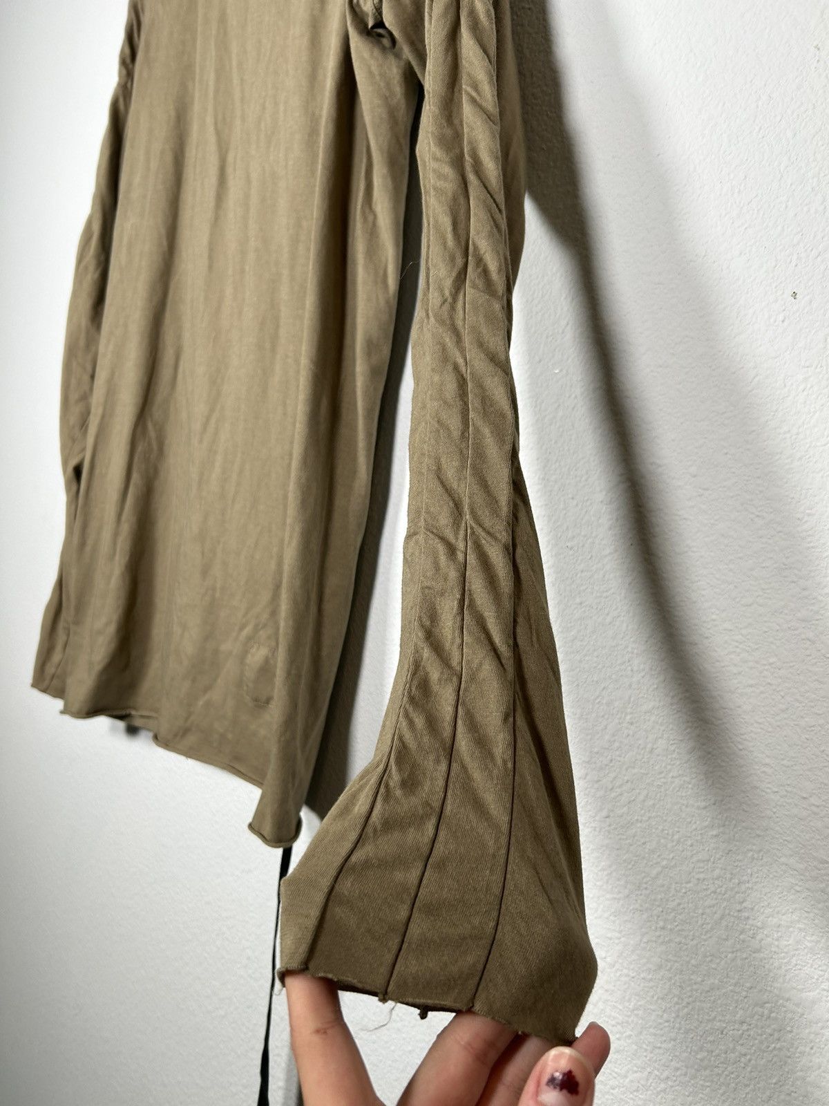 Rick Owens × Rick Owens Drkshdw Drkshdw Geometric Contour Longsleeve Size US L / EU 52-54 / 3 - 3 Thumbnail
