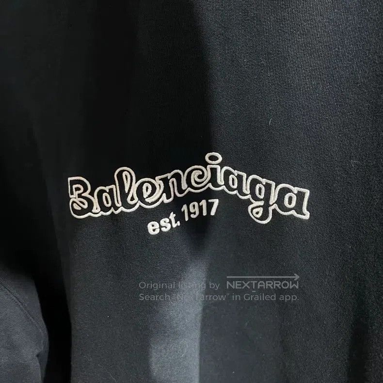 Balenciaga Balenciaga Logo embroidery sweatshirt, size XL Size US XL / EU 56 / 4 - 4 Thumbnail