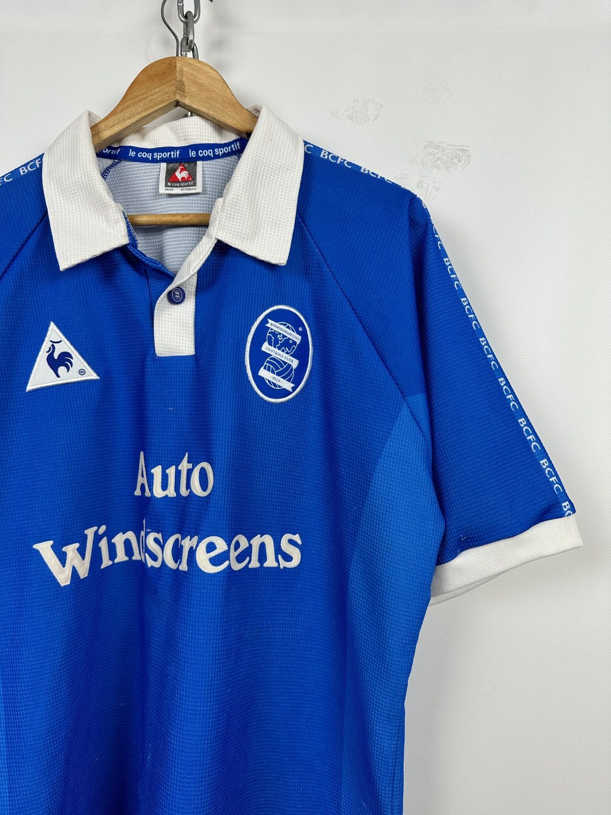 Le Coq Sportif 1998/99 Le Coq Sportif Birmingham City Vintage Soccer Jersey Size US L / EU 52-54 / 3 - 6 Thumbnail