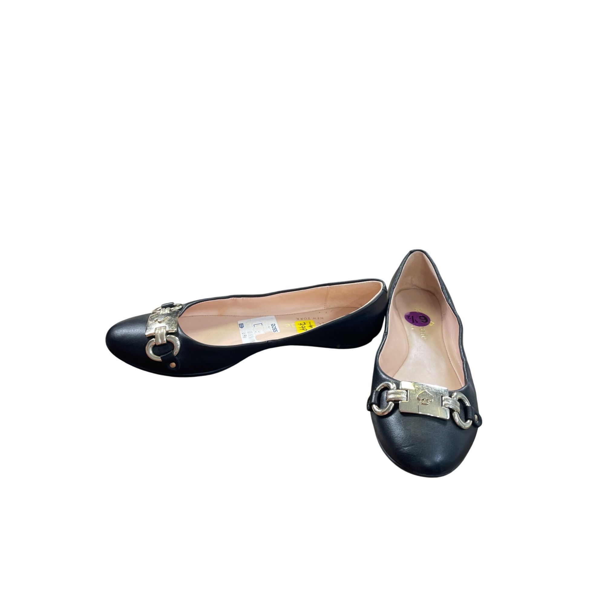 Kate Spade Kate Spade Payton Black Leather Flats Loafers Shoes Size 6.5 Size US 6.5 / IT 36.5 - 2 Thumbnail