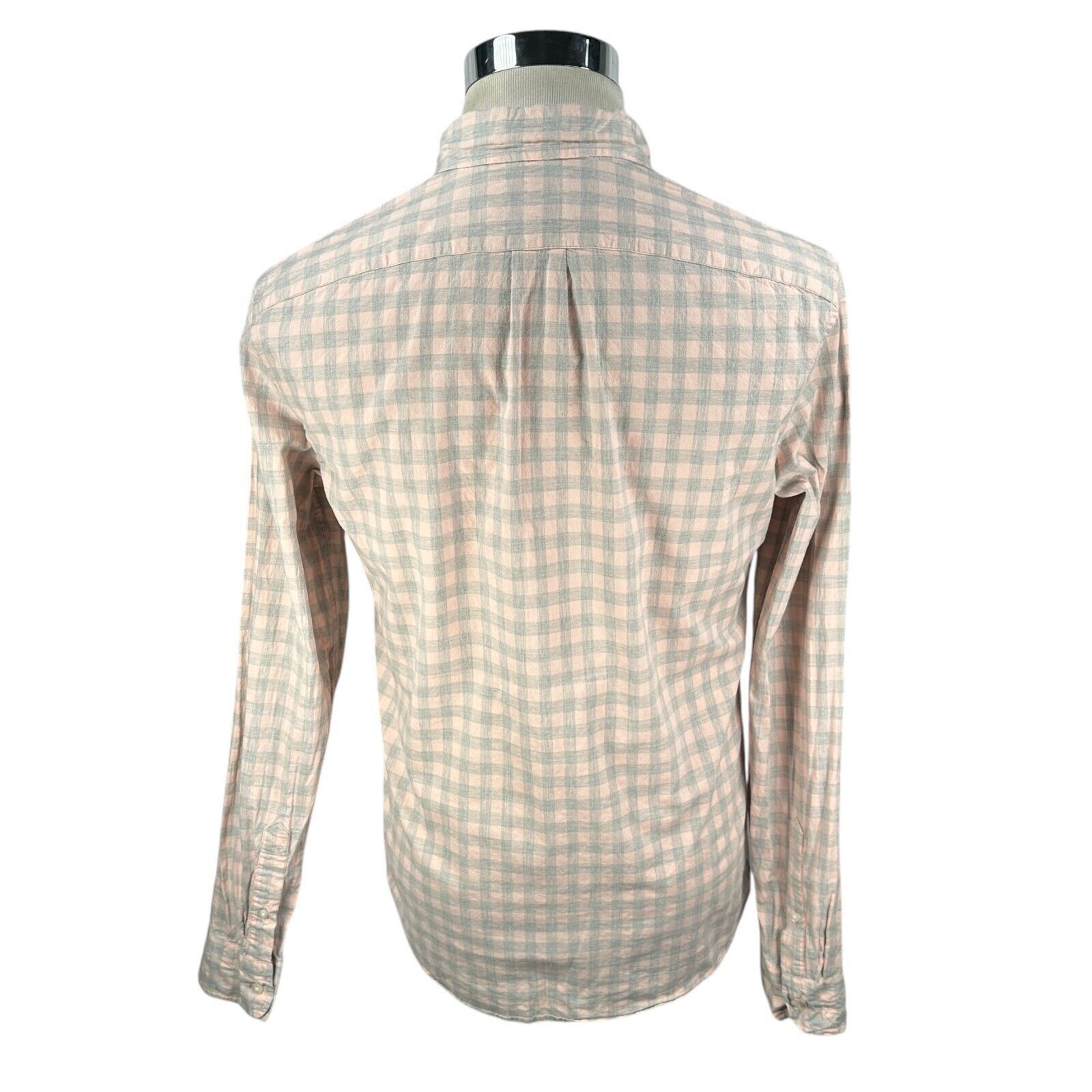 J.Crew J.Crew Shirt Men's Medium Pink Bluish Gray Plaid Button Down Size US M / EU 48-50 / 2 - 5 Thumbnail