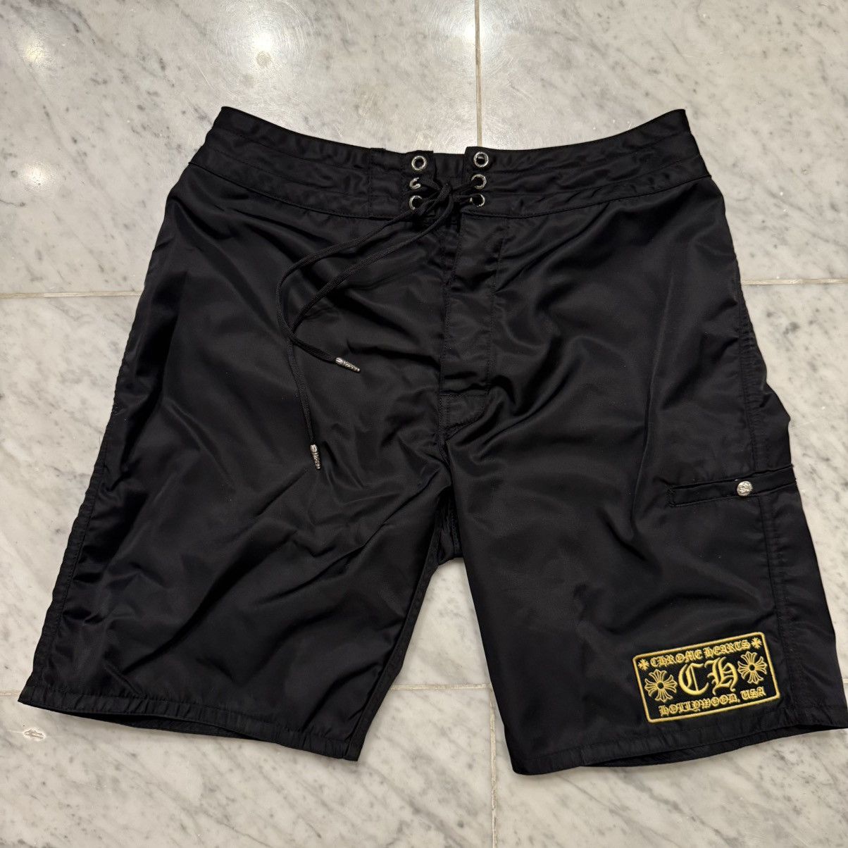 Chrom hearts メンズ　水着　スウィムパンツ　USA 31 Chrome Hearts Chrome Hearts Swim Shorts | Grailed