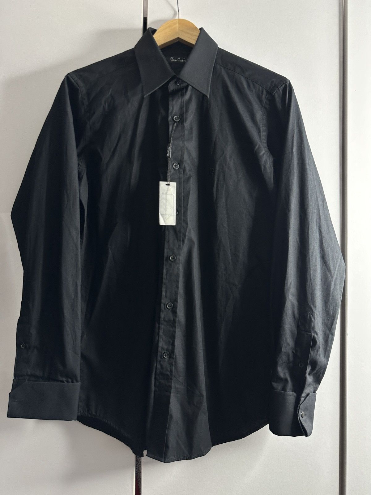 Pierre Cardin Pier Cardin new shirt black basic Size US M / EU 48-50 / 2 - 1 Thumbnail