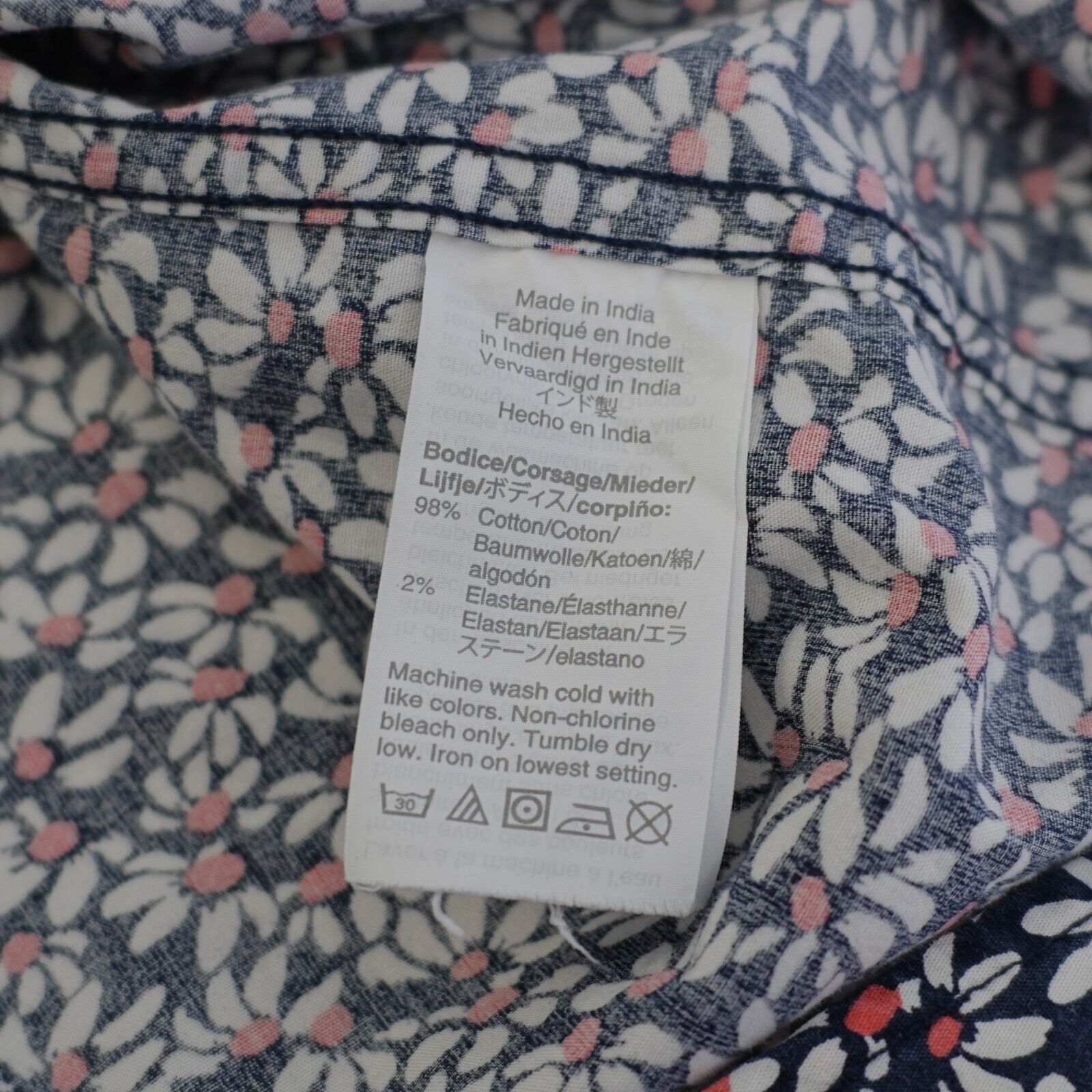 J.Crew J Crew Flex Washed Slim Floral Blue XL Button Down Short Sle Size US XL / EU 56 / 4 - 10 Thumbnail
