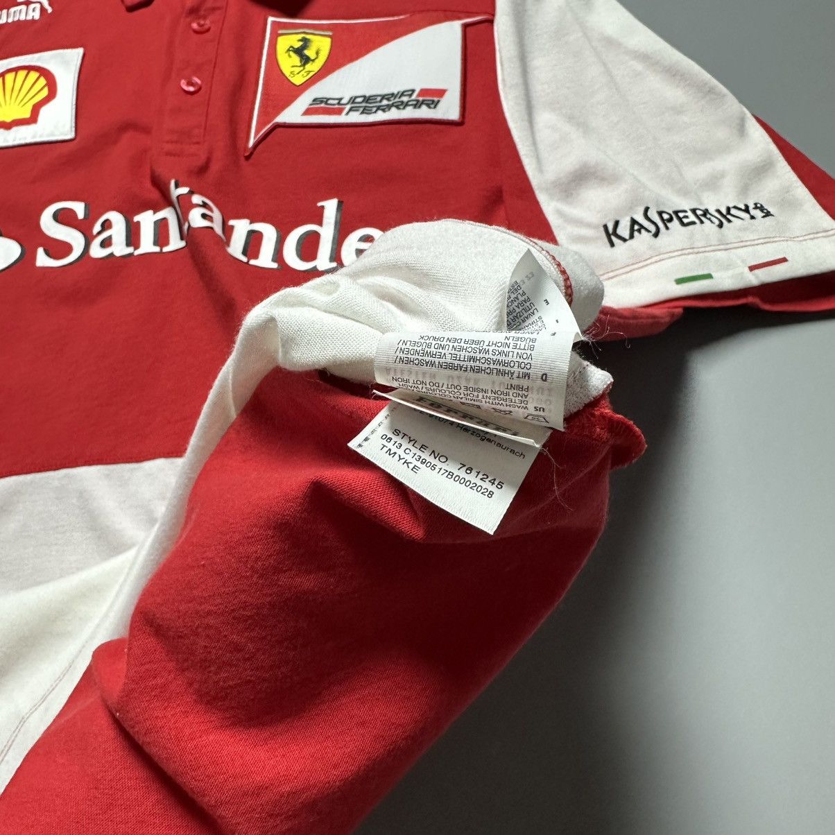 Puma PUMA Men's Sportwear Polo Scuderia Ferrari F1 Team 2013 Size US XL / EU 56 / 4 - 13 Thumbnail