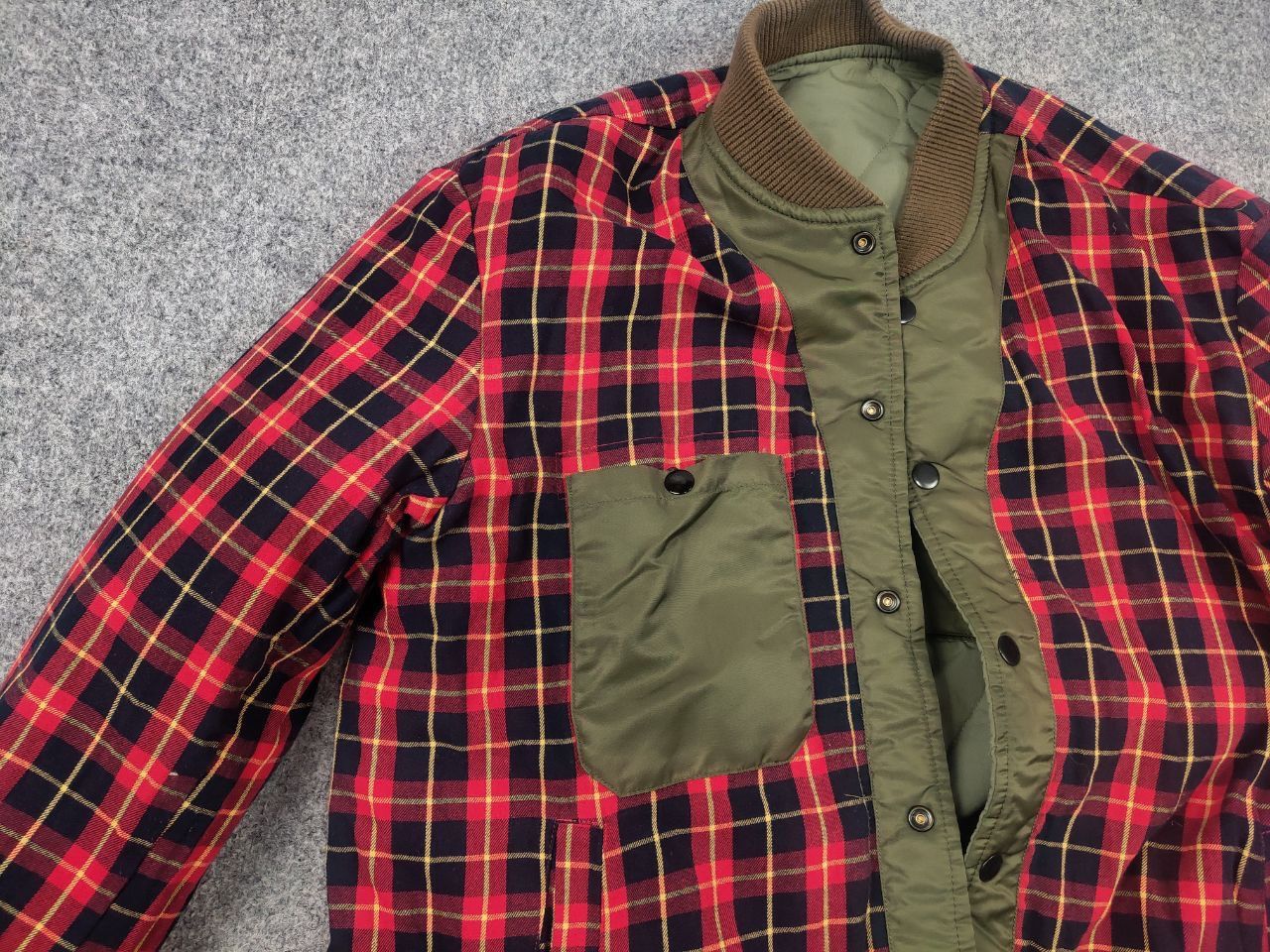 Diesel Diesel Reversible Quilted military Cordura Bomber Jacket Size US XL / EU 56 / 4 - 15 Thumbnail