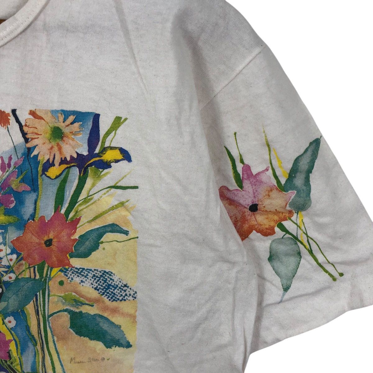 Vintage Vintage ART FLOWER HAWAII Blossom Quotes T-Shirt Size M / US 6-8 / IT 42-44 - 4 Thumbnail