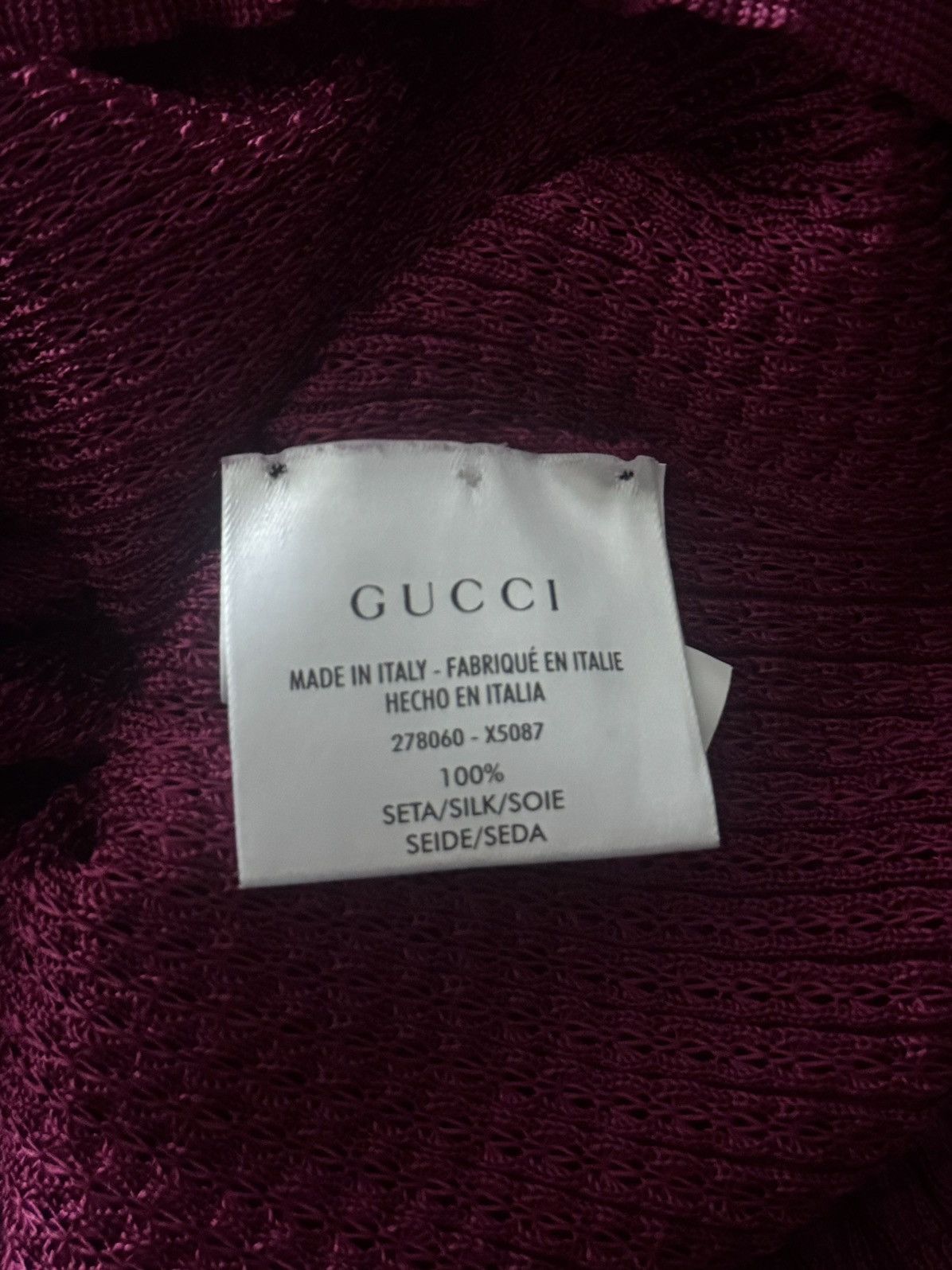 Gucci Gucci by Tom Ford Runway Silk Sheer asymmetrical blouse Size M / US 6-8 / IT 42-44 - 5 Thumbnail