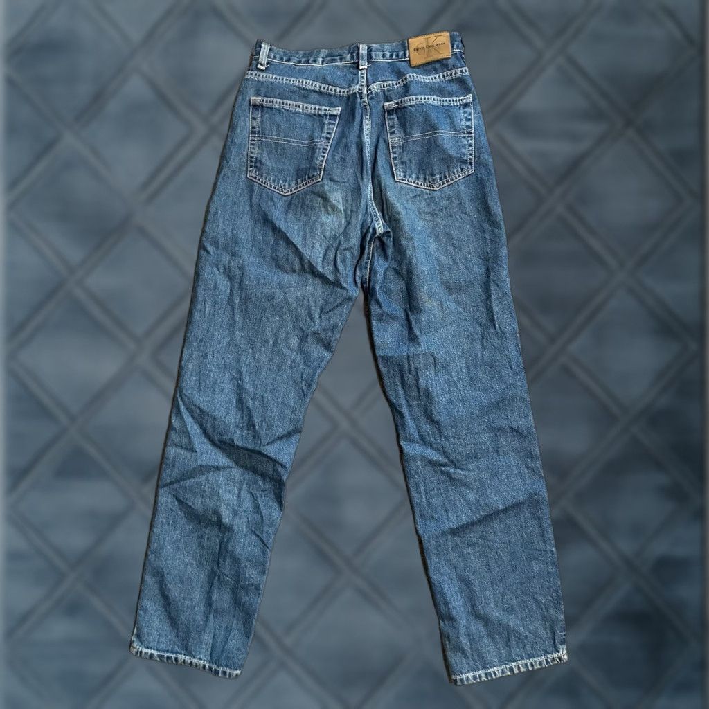 Calvin Klein Calvin Klein Jeans Women’s Straight Leg Denim Blue Light Blue Stone Wash Size 7 5-Pocket Design Inseam 28 in Regular Vintage: No N/A Size 28" / US 6 / IT 42 - 1 Thumbnail