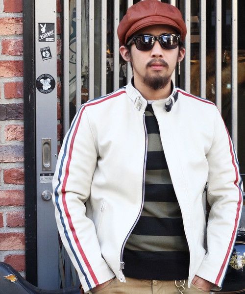 Genuine Leather × Schott 🔥Vintage Schott Classic Sheep Leather Racer Jacket Size US L / EU 52-54 / 3 - 20 Thumbnail