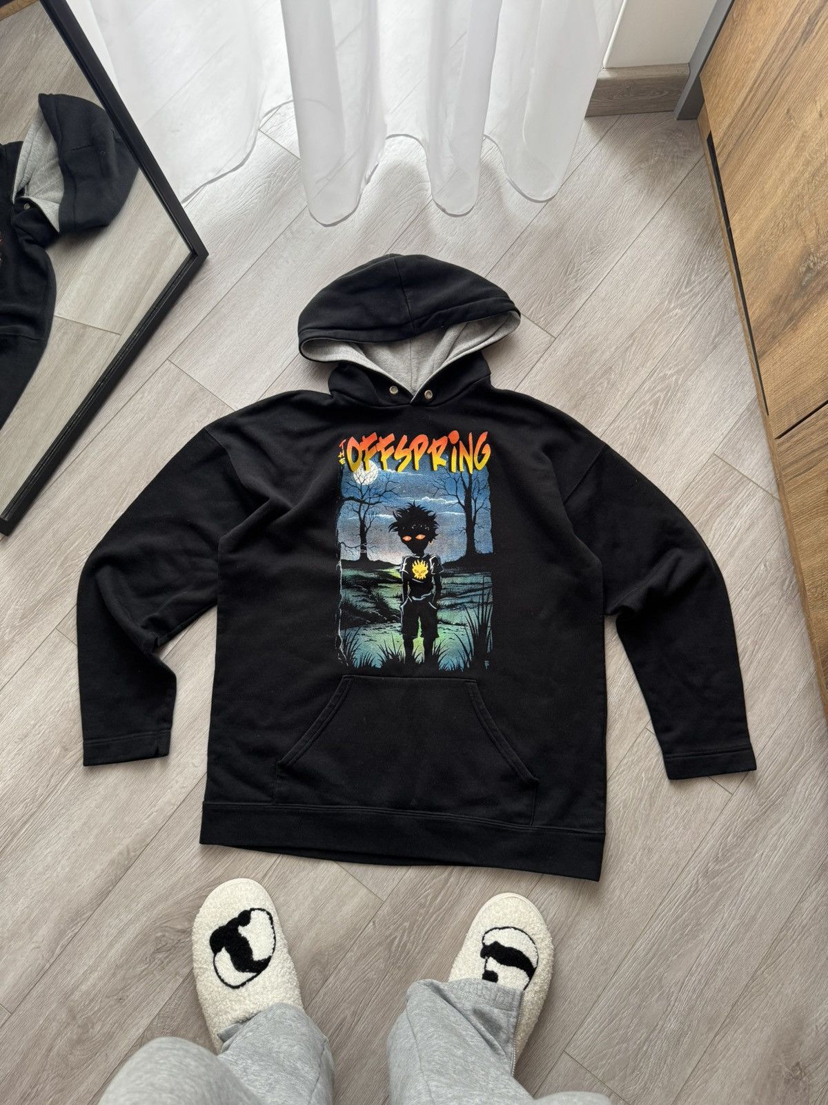 Band Tees The Offspring Band Hoodie Black Graphic Pop Punk Sweatshirt Size US L / EU 52-54 / 3 - 1 Thumbnail