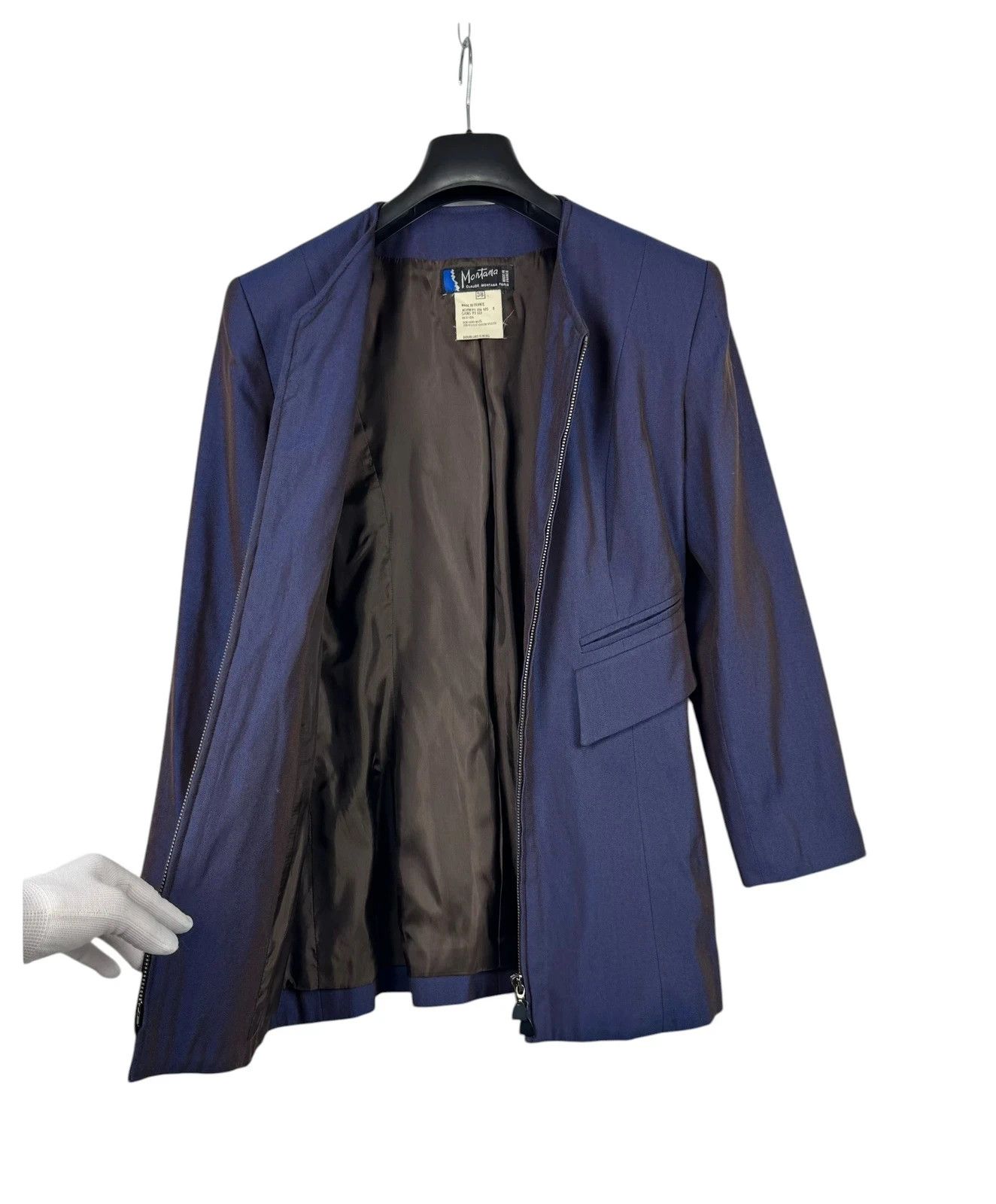 Claude Montana Claude Montana Wool Shimmer Jacket Vintage size 38 Size S / US 4 / IT 40 - 9 Thumbnail