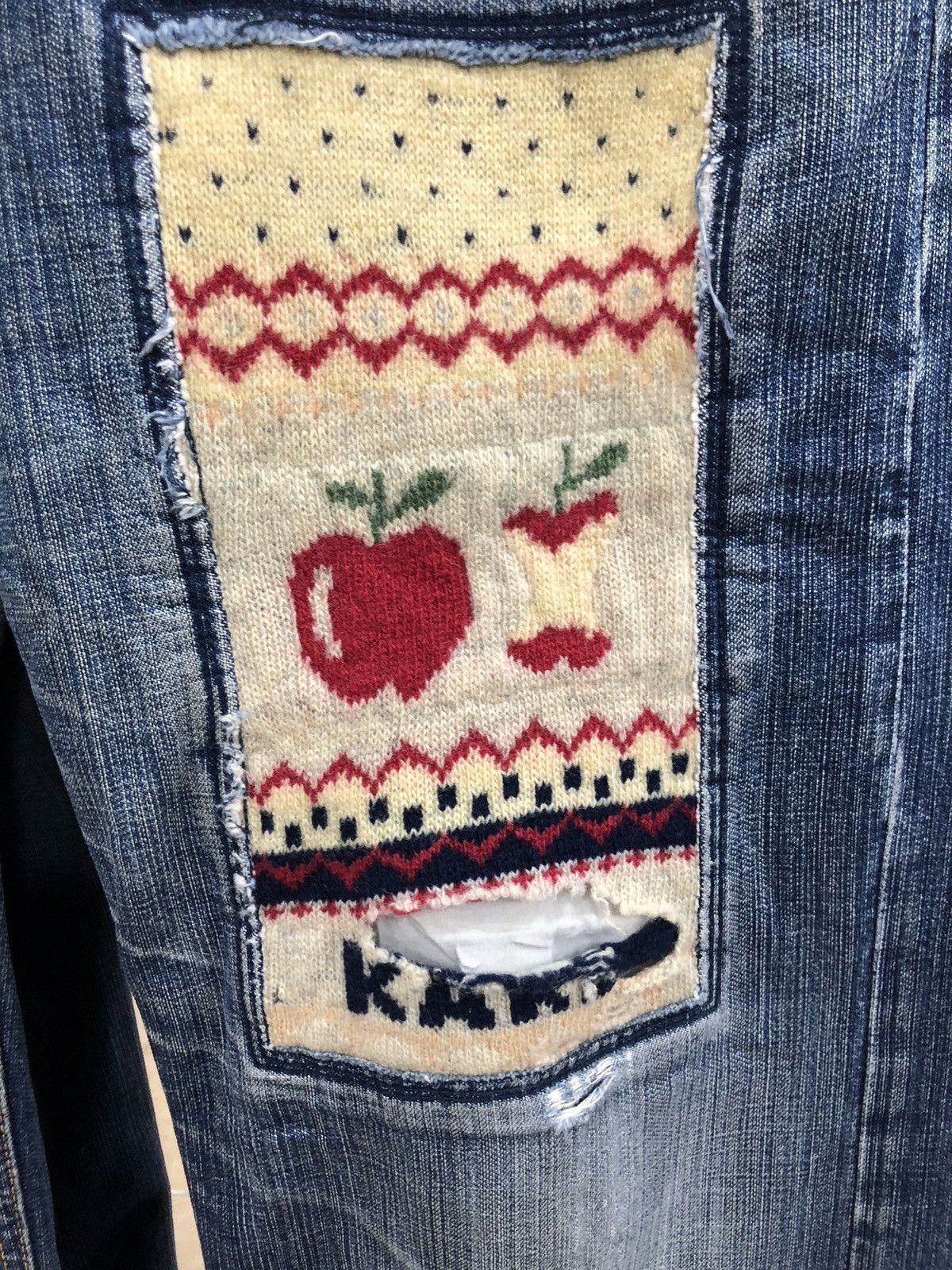 Japanese Brand × Karl Helmut Karl Helmut Patchwork Denim Size US 30 / EU 46 - 8 Thumbnail