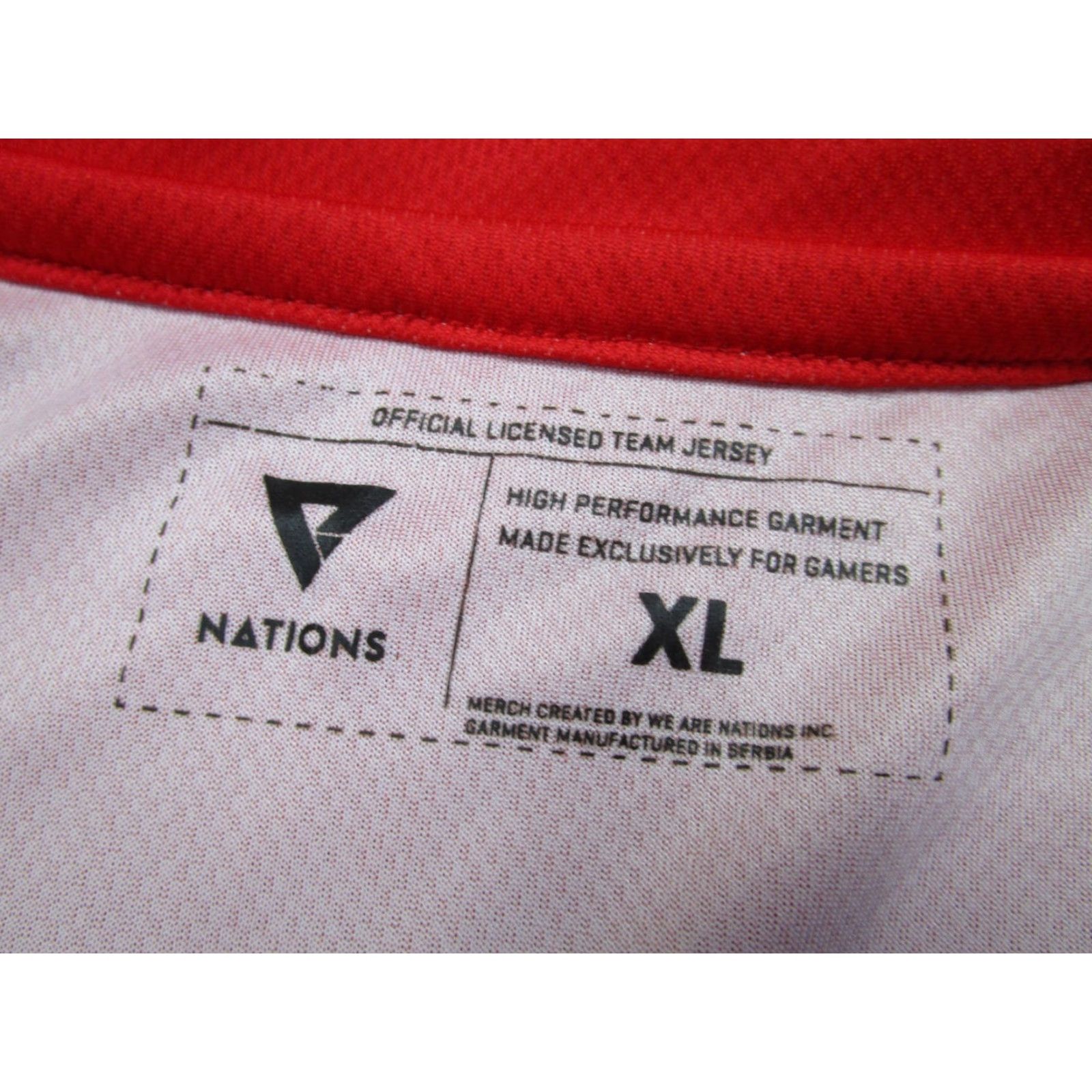 Vintage VINTAGE DRL Allianz ADD1 Esports Jersey Shirt Mens XL Red White Nations Gaming Size US XL / EU 56 / 4 - 5 Thumbnail