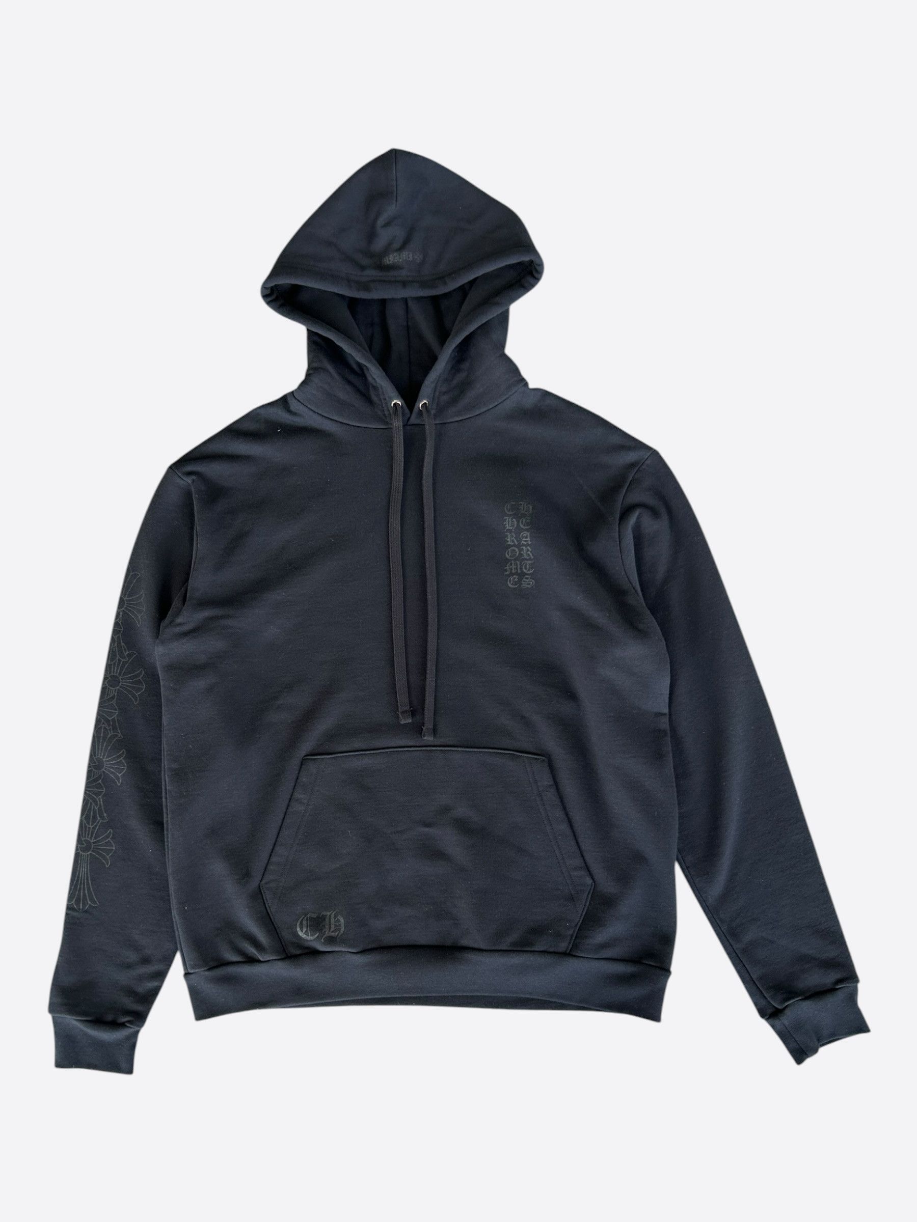 Chrome Hearts Chrome Hearts Black Miami Exclusive Cross Logo Hoodie Size US M / EU 48-50 / 2 - 1 Thumbnail