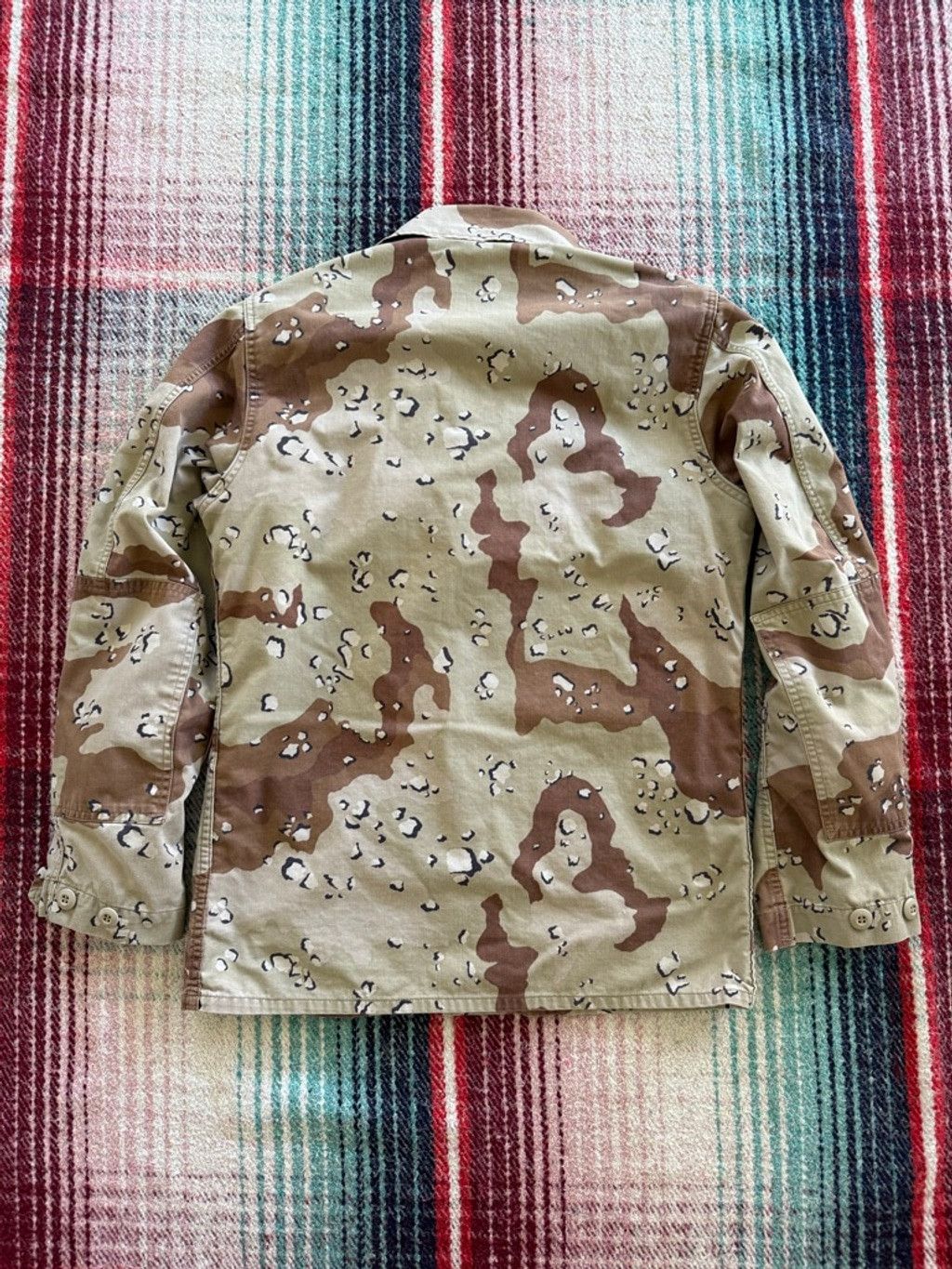 Vintage 90s Gulf War Chocolate Chip Camo Field Jacket M Size US M / EU 48-50 / 2 - 3 Thumbnail