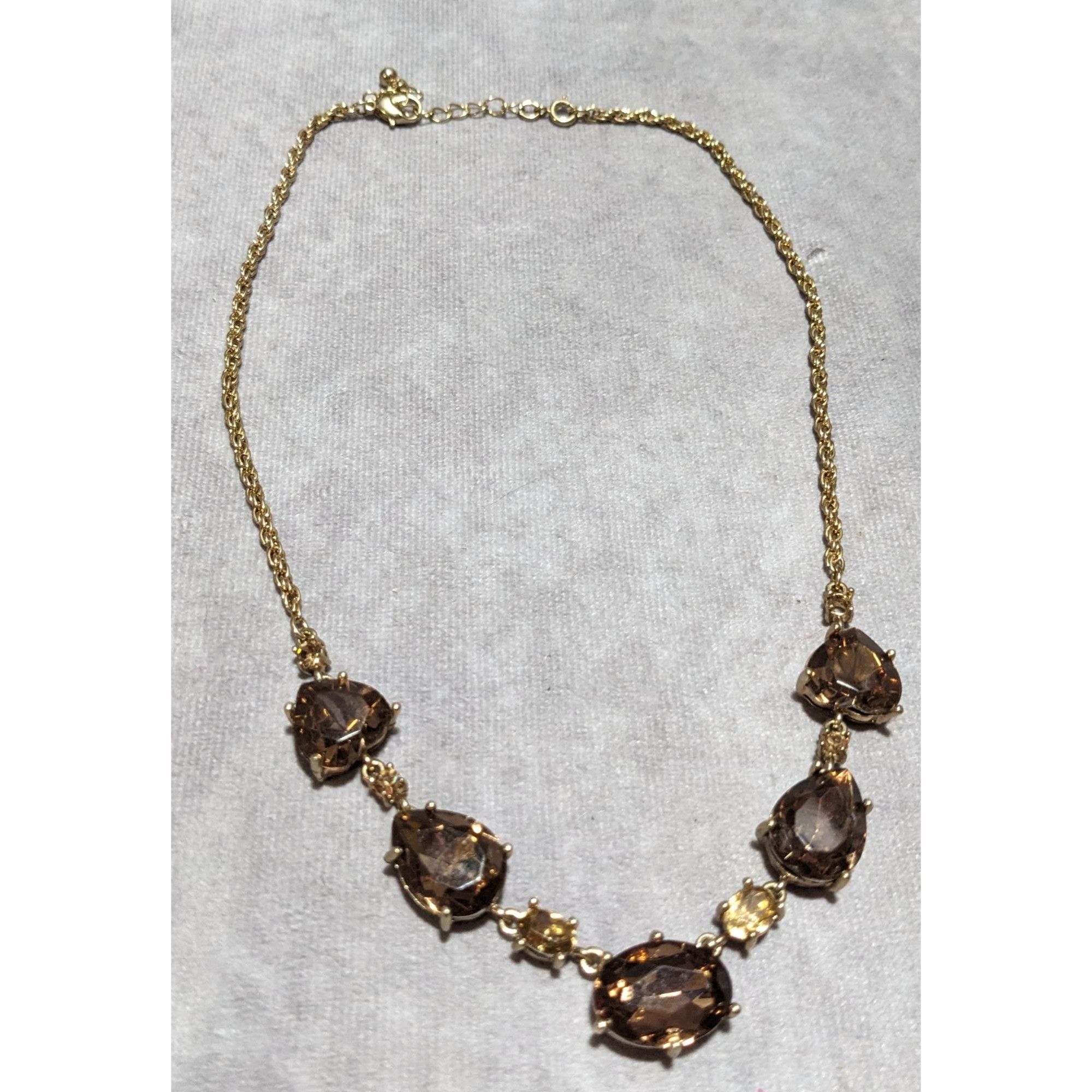 Other Elegant Brown Glass Necklace Size ONE SIZE - 12 Thumbnail