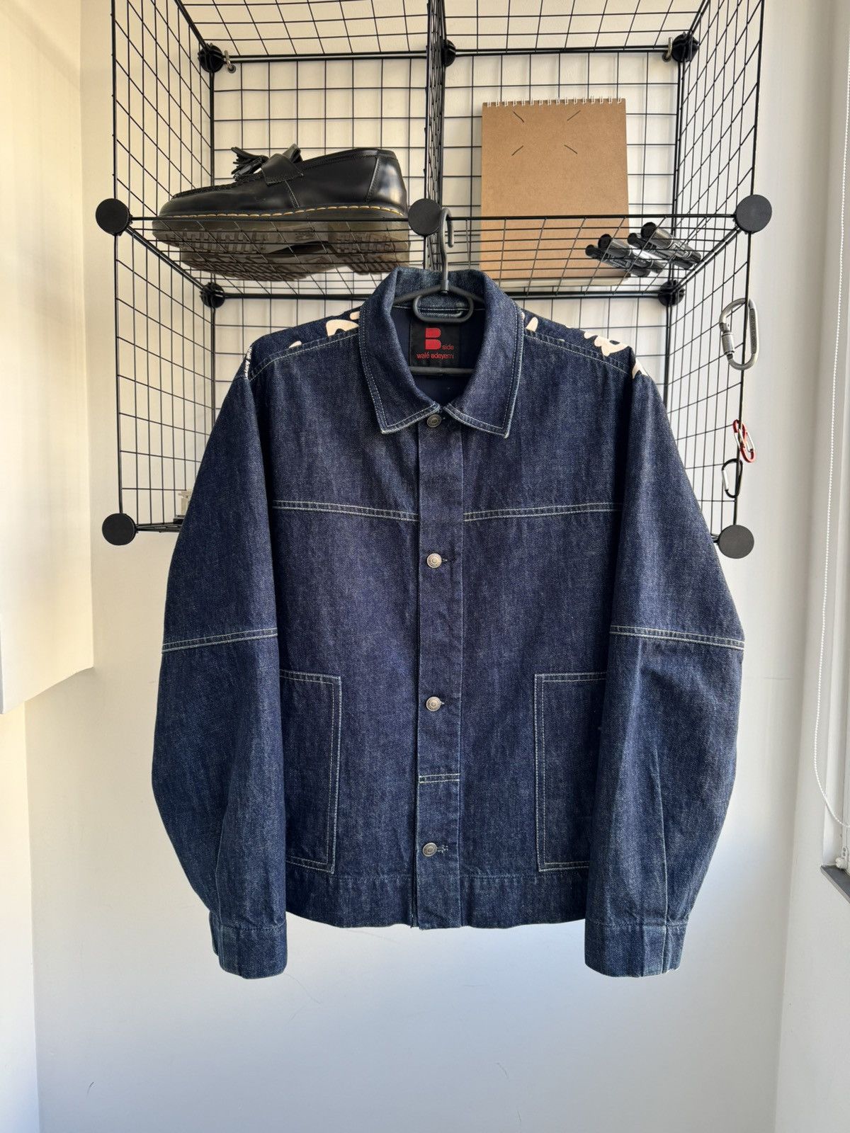 Japanese Brand × Vintage Wale Adeyemi B Side Mens Japan Denim Jacket Size US L / EU 52-54 / 3 - 4 Thumbnail