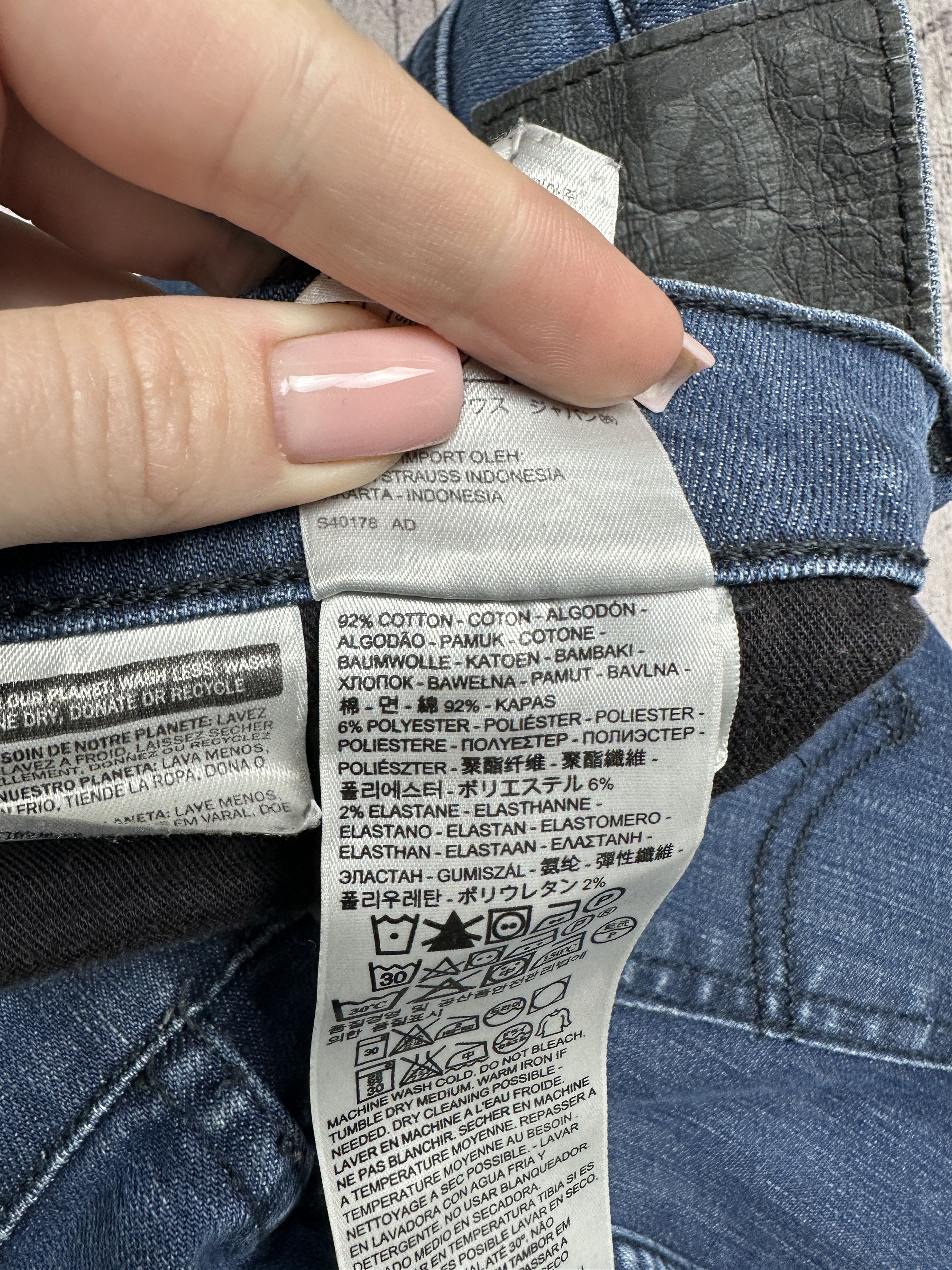 Levi's Levi's 511 Mens Denim Pants Jeans Size 34 x 32 Size US 34 / EU 50 - 9 Thumbnail