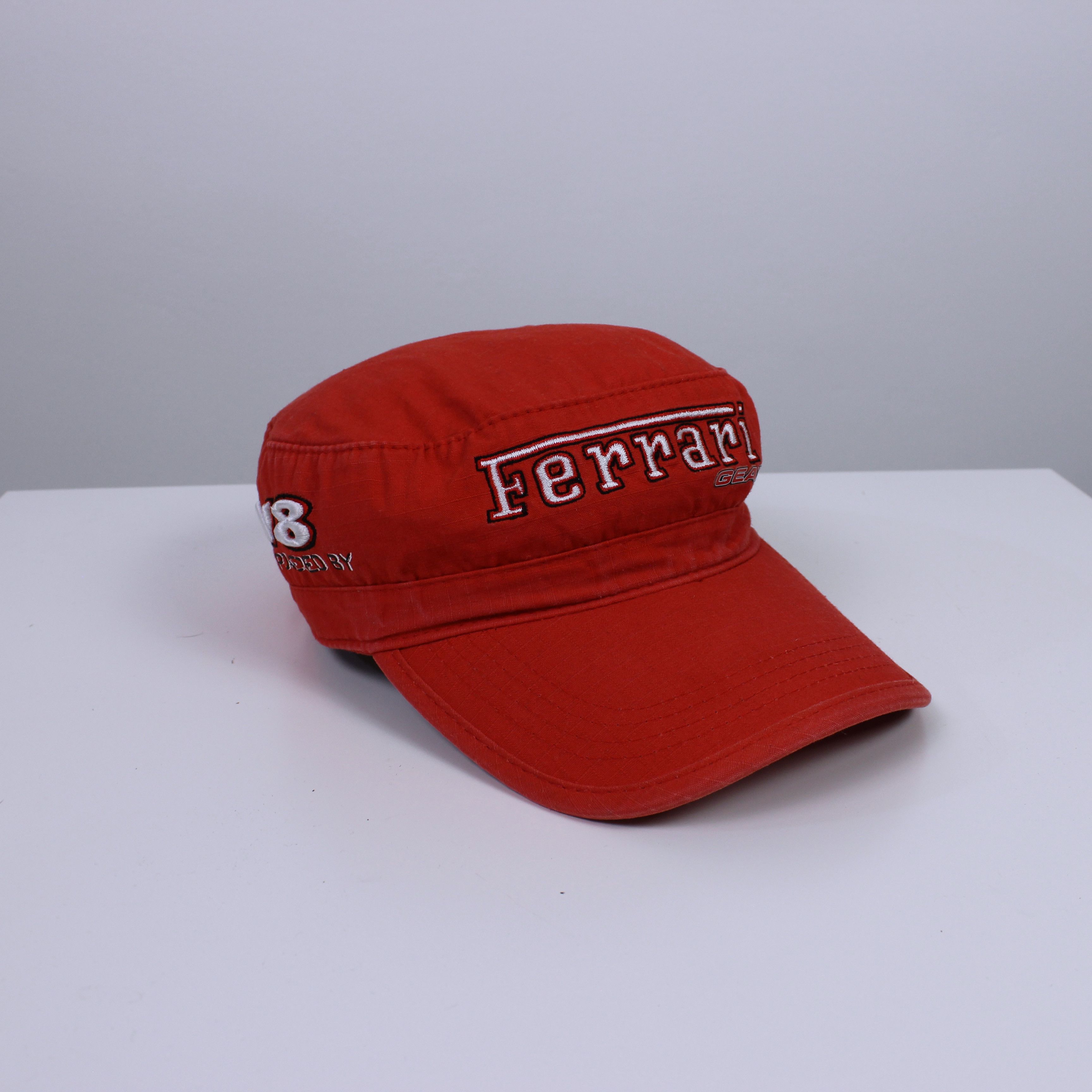Ferrari Ferarri cap hat vintage race racing red Size ONE SIZE - 1 Thumbnail