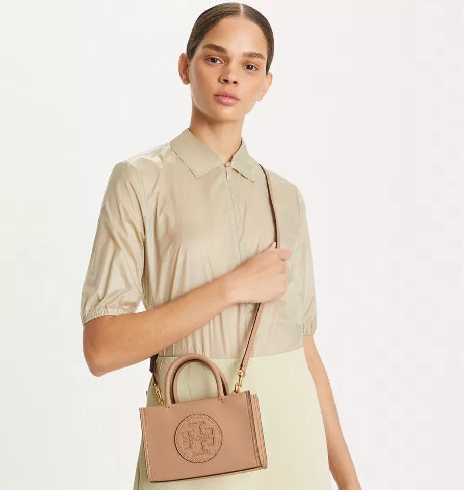 Tory Burch o1s22i1n1024 Size: OS / Ella Bio Mini Tote Bag in Beige Size ONE SIZE - 3 Thumbnail