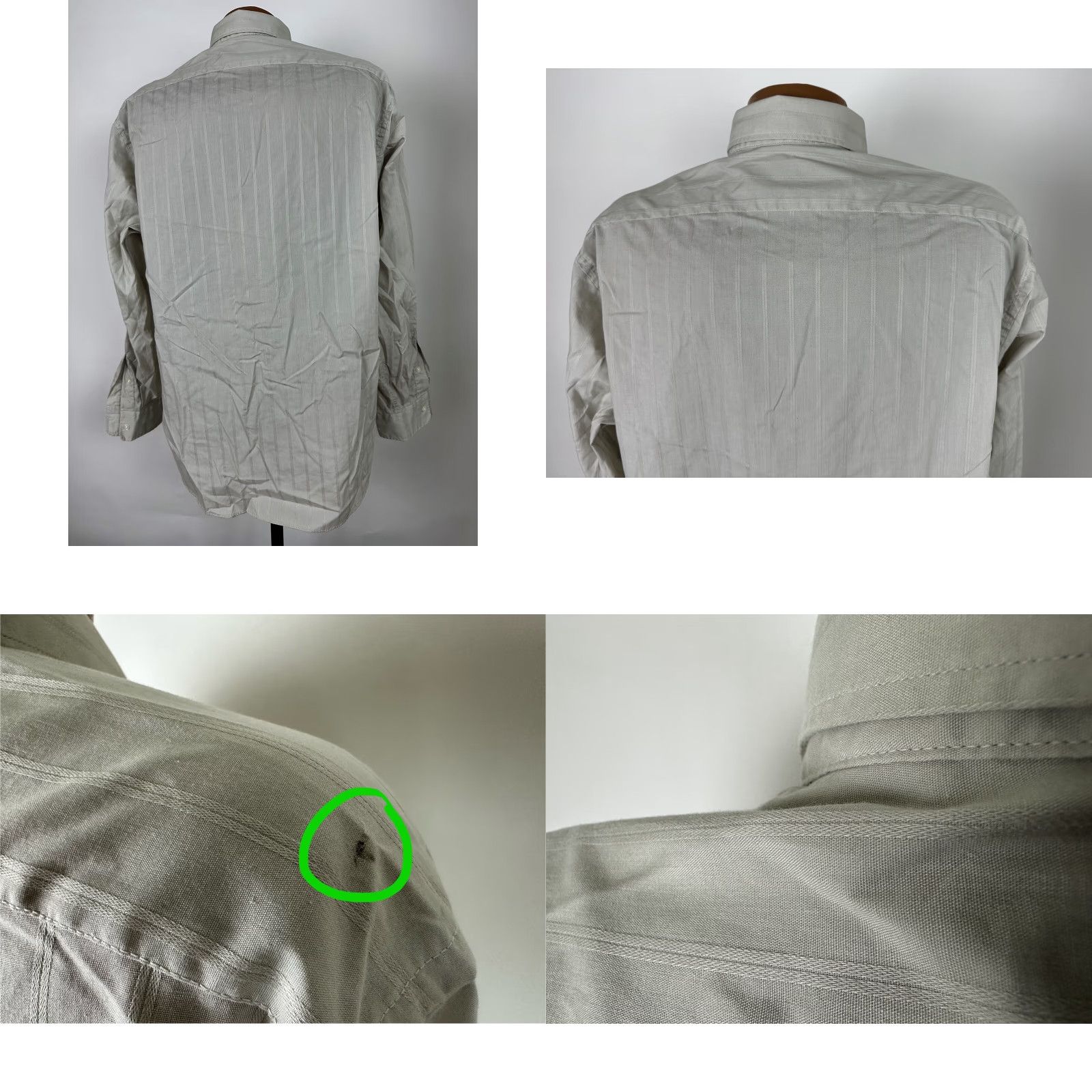 Vintage VINTAGE Damon Shirt XL 80s Button-Up Long Sleeve Gray Cotton Polyester Slim Casual Business 80s Retro Mens Button-Up Damon's Shirt Size US XL / EU 56 / 4 - 8 Thumbnail
