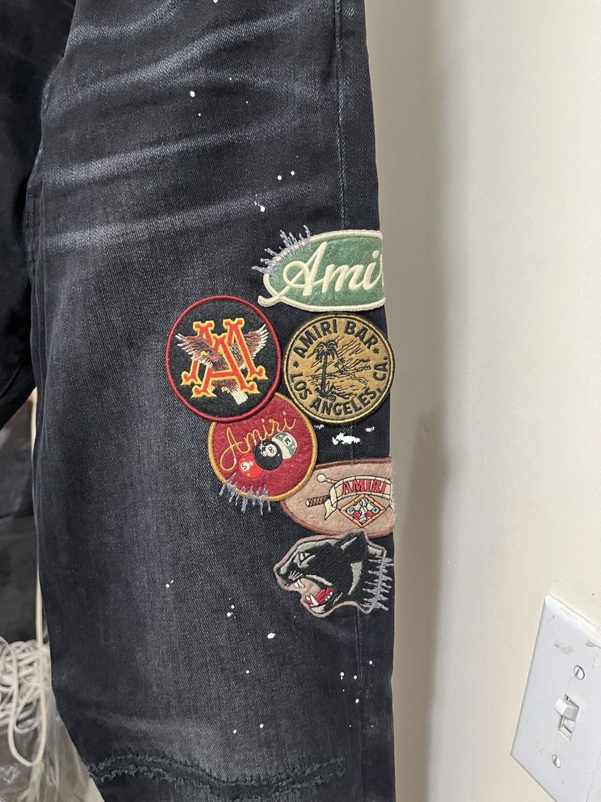 Amiri Amiri Vintage Patch Skinny Jeans Sz 38 Size US 38 / EU 54 - 2 Thumbnail