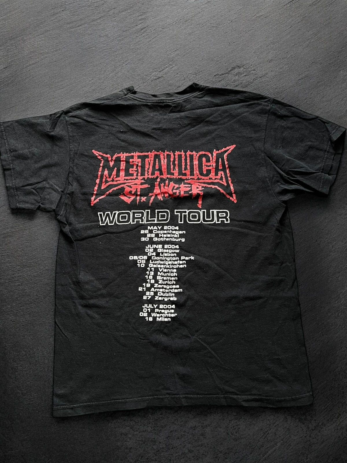 Band Tees Metallica vintage T-shirt St. Anger 2004 tour black band tee Size US M / EU 48-50 / 2 - 5 Thumbnail