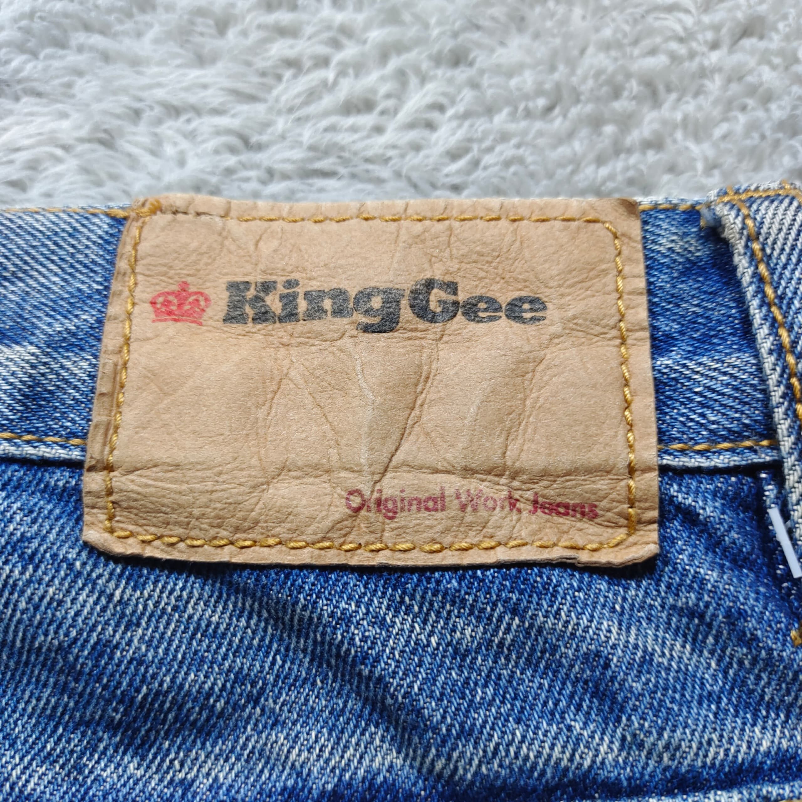 Fubu × JNCO × Southpole DISTRESSED Y2K KINGGEE KNEE REFLECTOR JEANS PANT Size US 39 - 5 Thumbnail