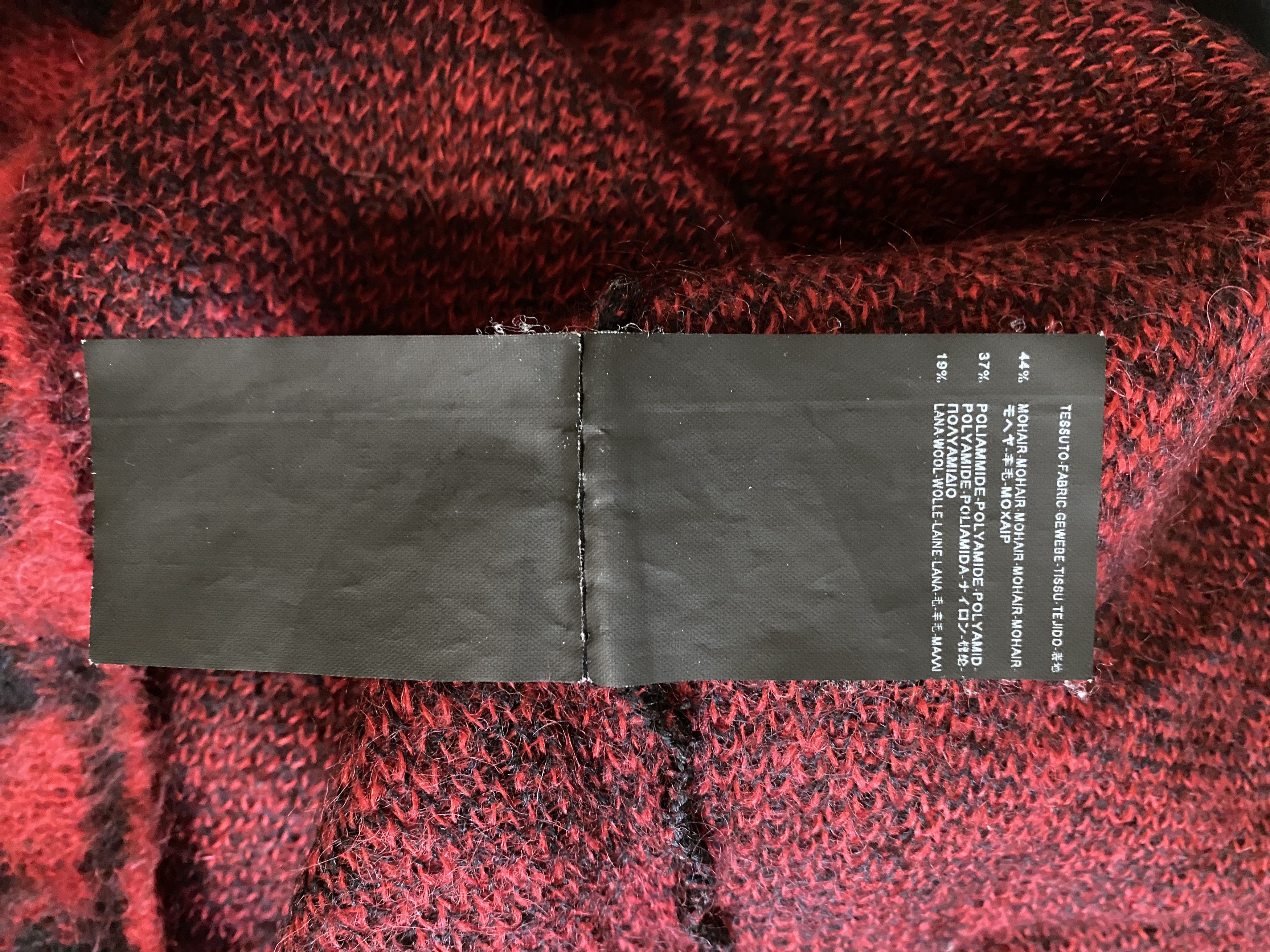 Hedi Slimane × Saint Laurent Paris Babycat Mohair Jumper Size US M / EU 48-50 / 2 - 9 Thumbnail