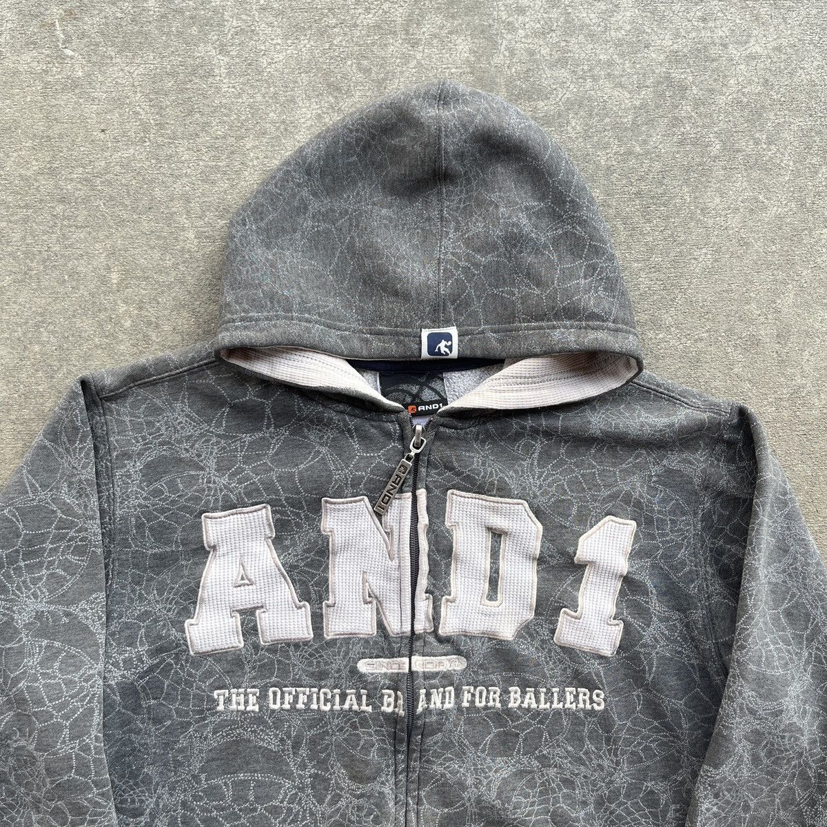 Other 90s AND1 Spiderweb AOP Hoodie Size US M / EU 48-50 / 2 - 2 Thumbnail