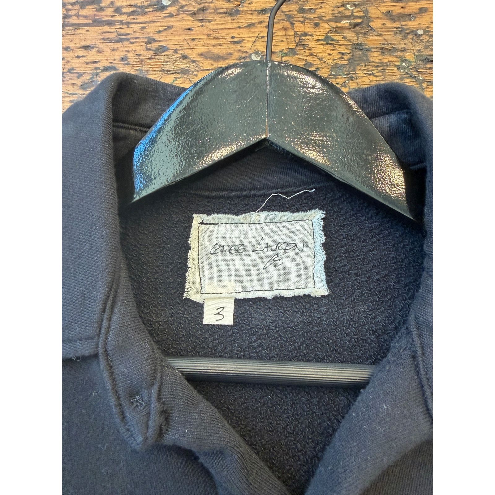 Greg Lauren Greg Lauren SAMPLE Black Terry SS Studio Size US L / EU 52-54 / 3 - 5 Thumbnail